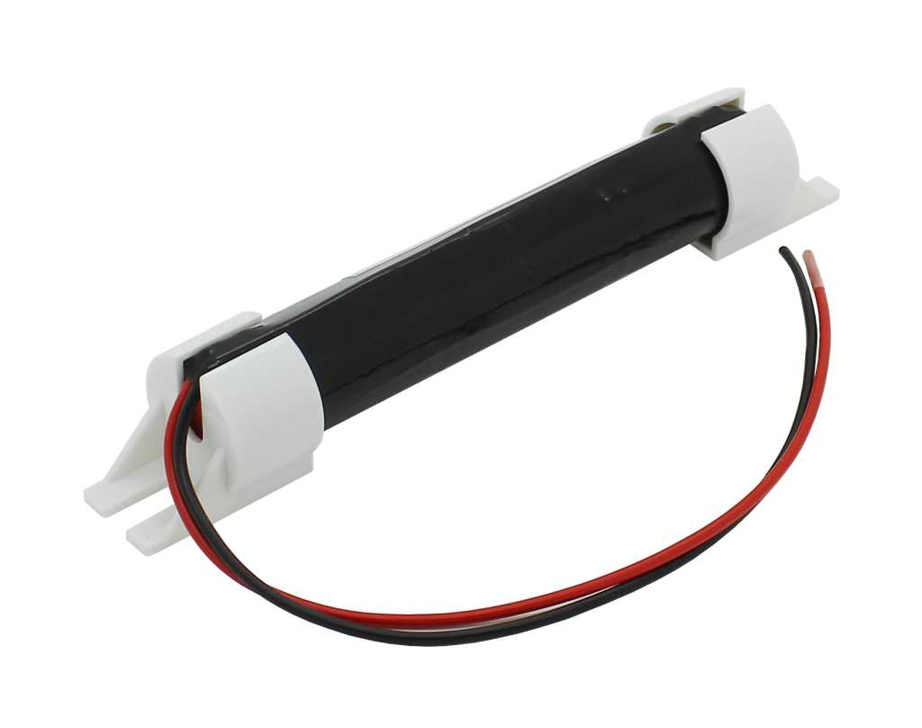Notleuchtenakku NiMH 3,6V 1800mAh L1x3 Sub-C mit 200mm Kabel und Endkappen passend für Präzisa E08408T