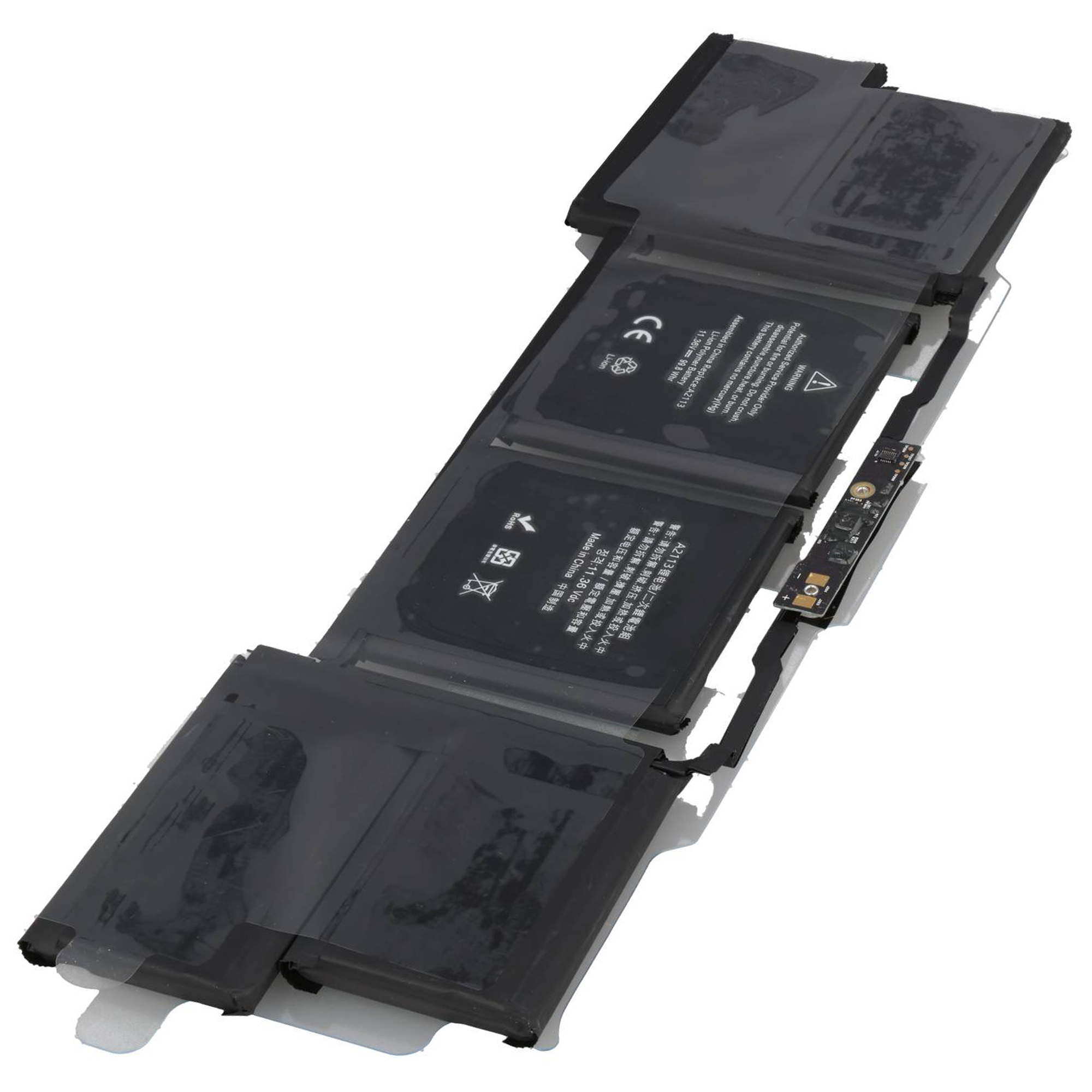 Akku passend für A2113 für MacBook Pro 16" A2141 (Late 2019), Li-Polymer, 11,36V, 8700mAh, 98,8Wh, bu