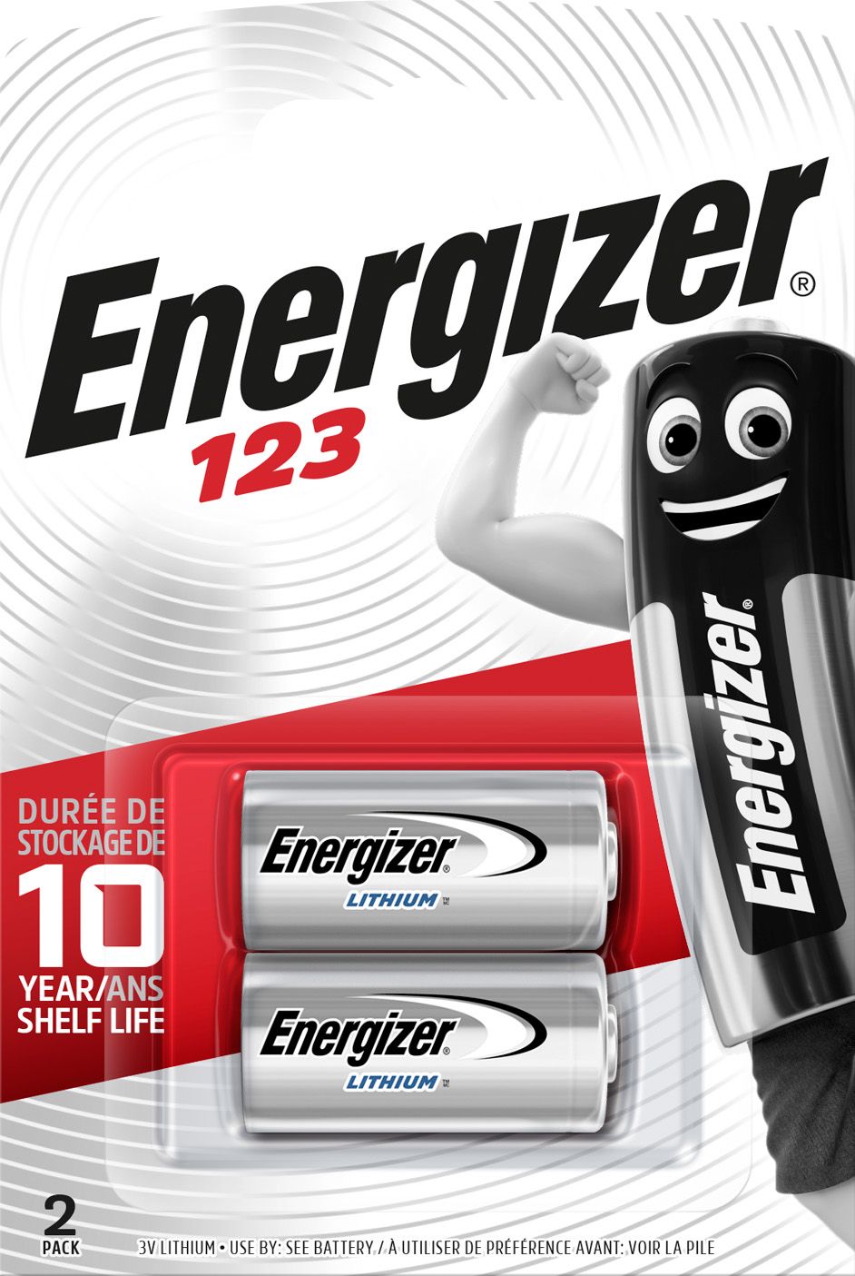 18 Stück CR123A Energizer Batterie Photo Lithium CR123 A z.b. für Überwachungskamera Arlo