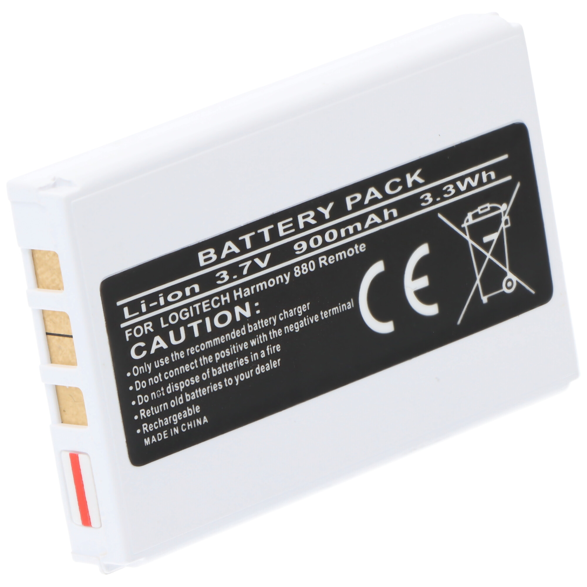 Akku passend für Logitech Harmony 900, 880, 885, 890, 720 Akku 900mAh