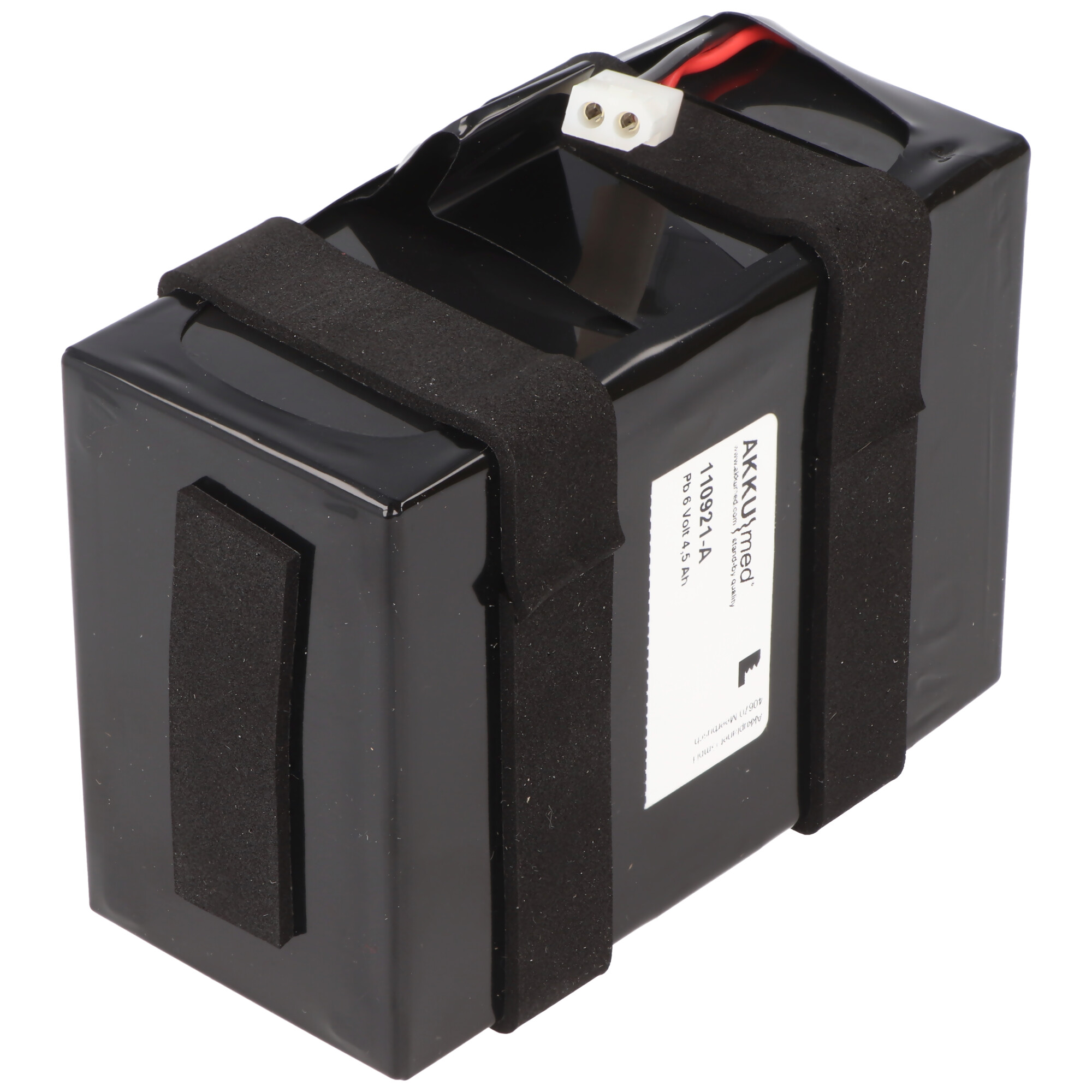 Bleiakku passend für Welch Allyn VITAL SIGNS MONITOR 300 SERIES 53000 53NOP 53NTO 53NTP 53OTO 5350P 6,0 Volt 4,5 Ah 407560