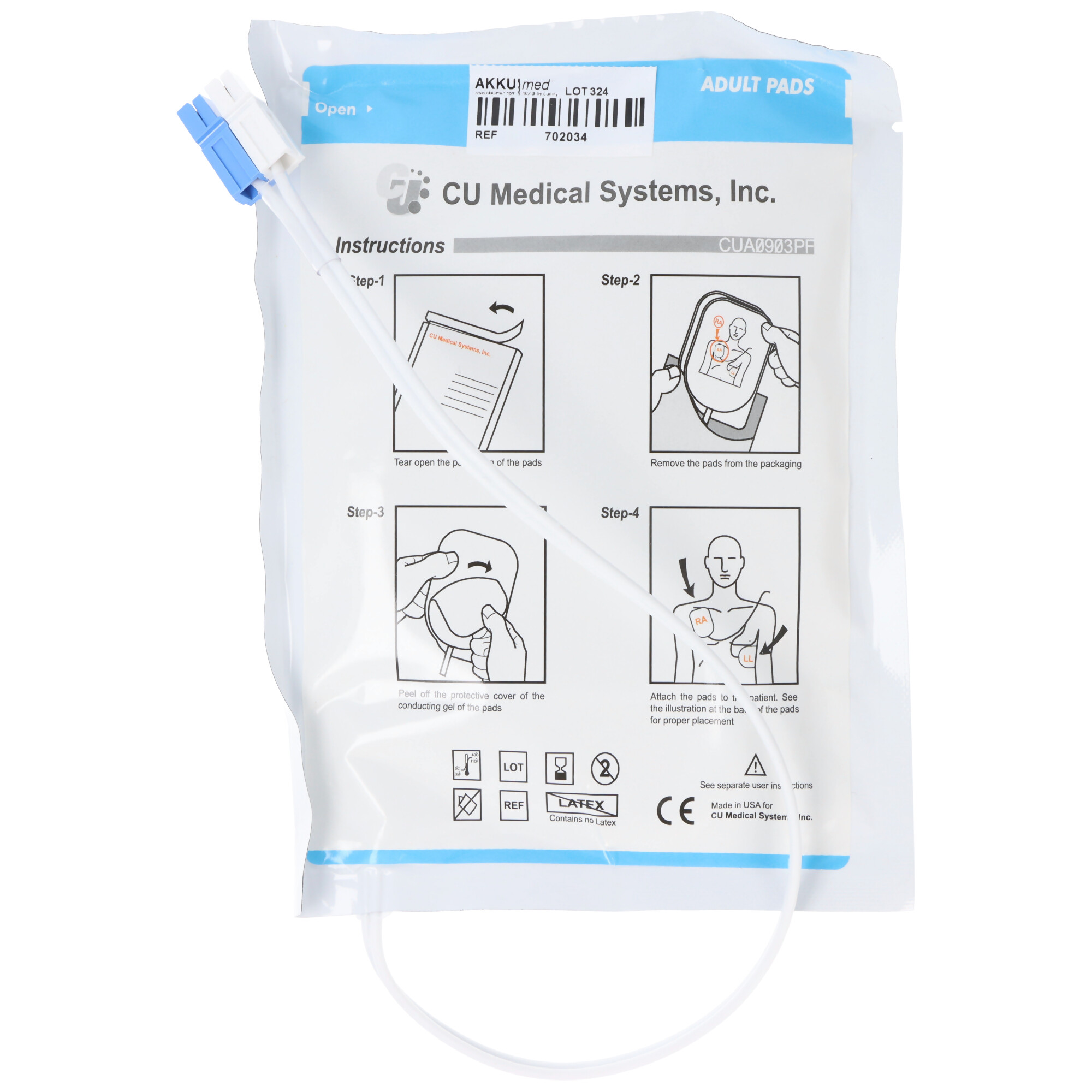 Original Defi-Elektroden Pads iPAD NF1200