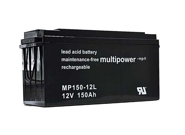 Multipower MPL150-12 12V 150Ah Long Life Bleiakku AGM Blei Gel Akku