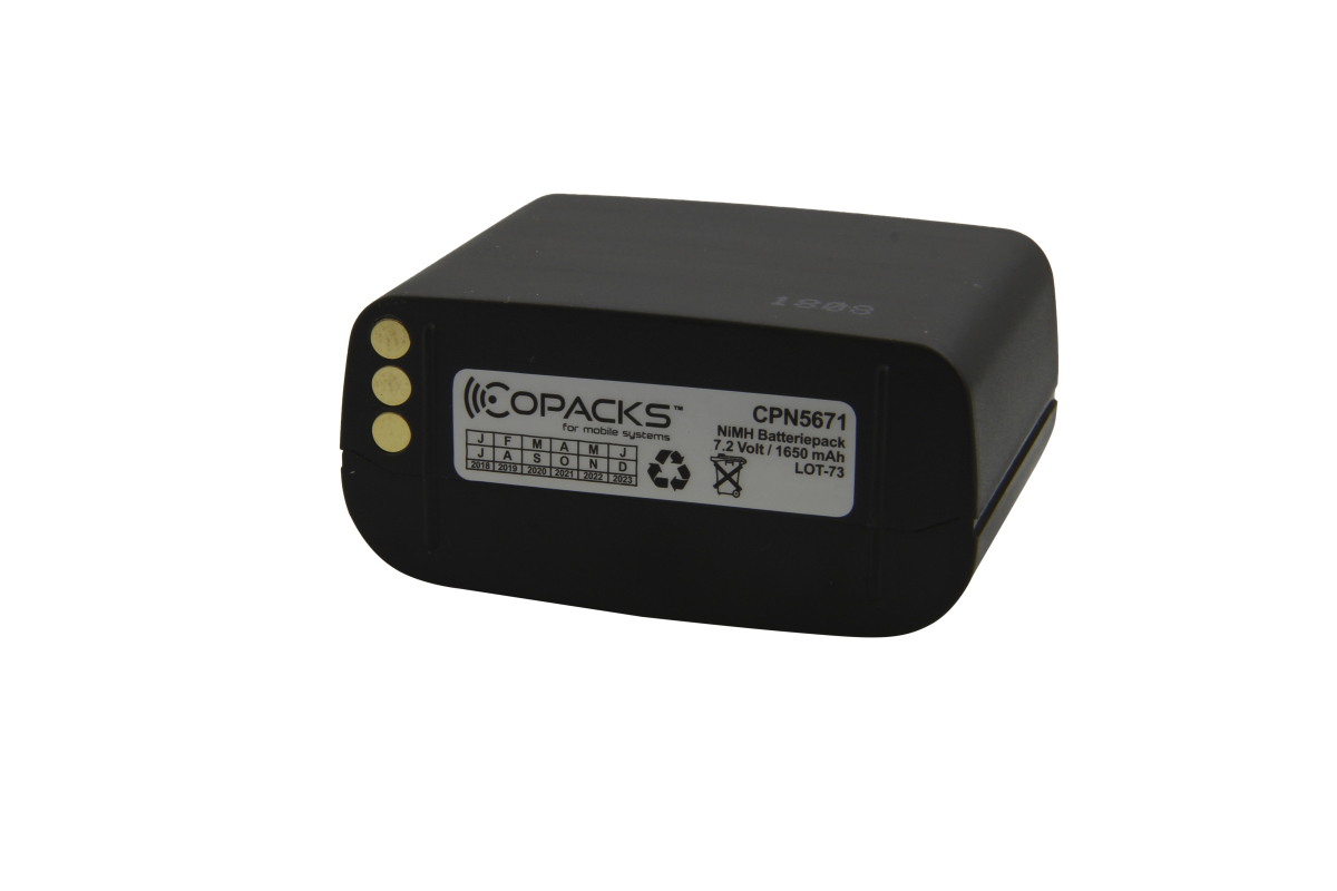 CoPacks NiMH Akku passend für Ericsson/ Niros PMR 1001/ TX1001 - 7,2 V 1650 mAh