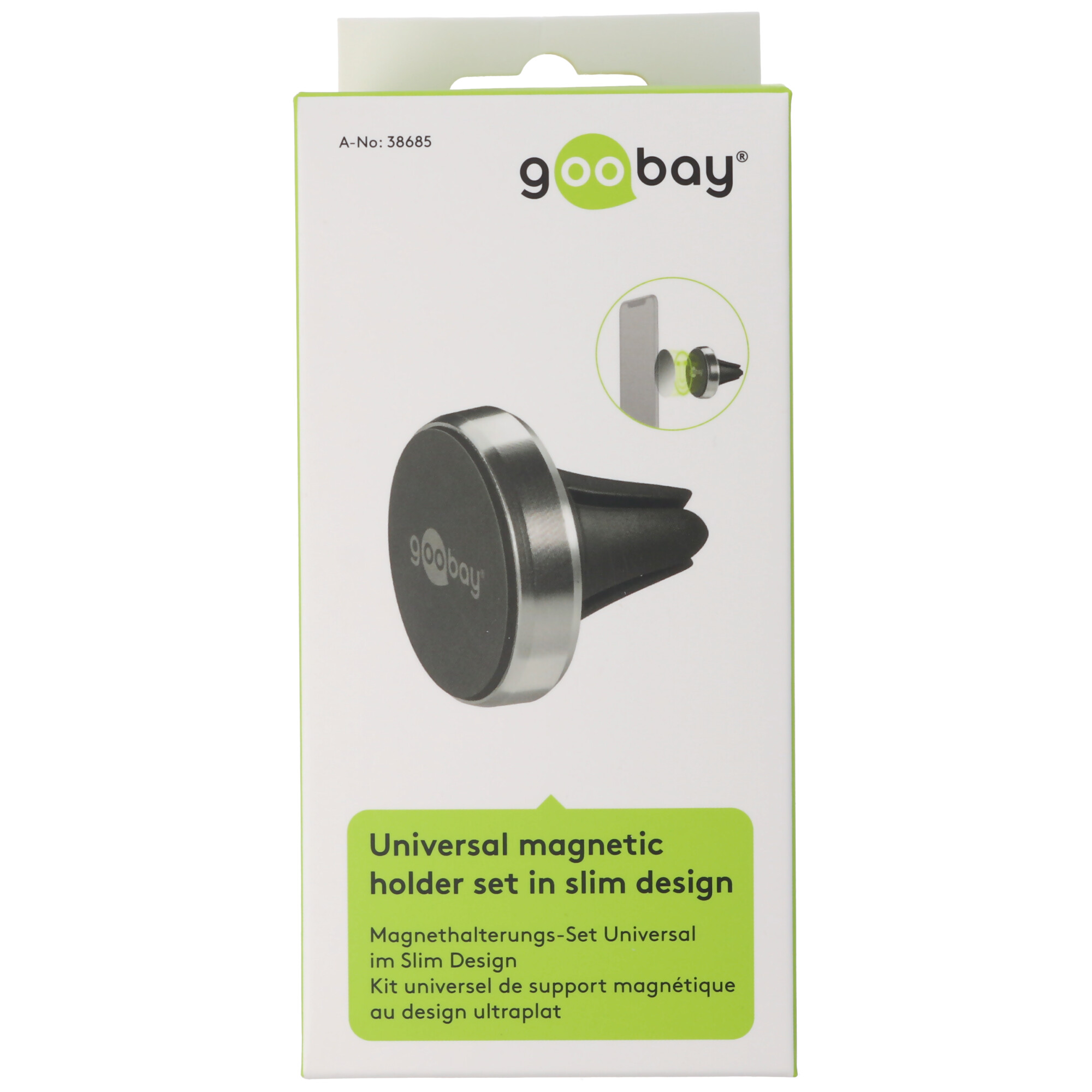 Universal Smartphone Magnethalterungs-Set - für eine einfache und sichere Befestigung im Fahrzeug