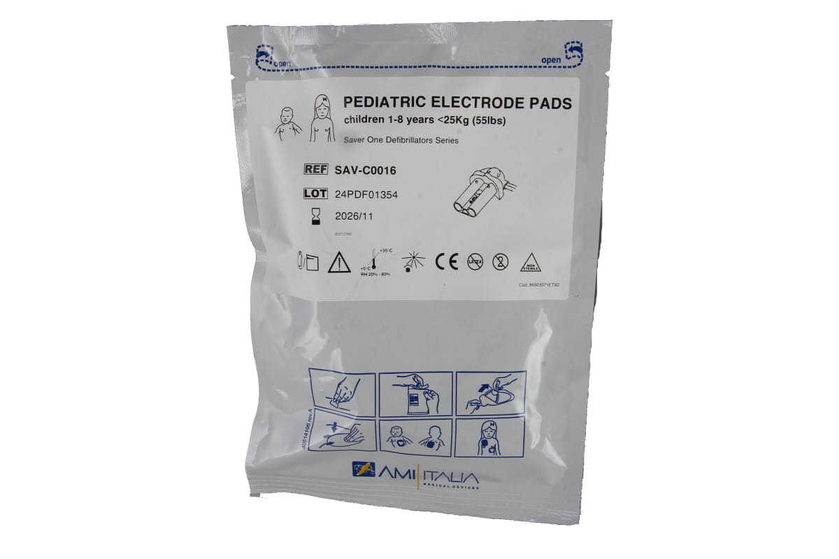 Original Defi-Elektroden/ Pads für Kinder passend für Saver One SAV-C0016