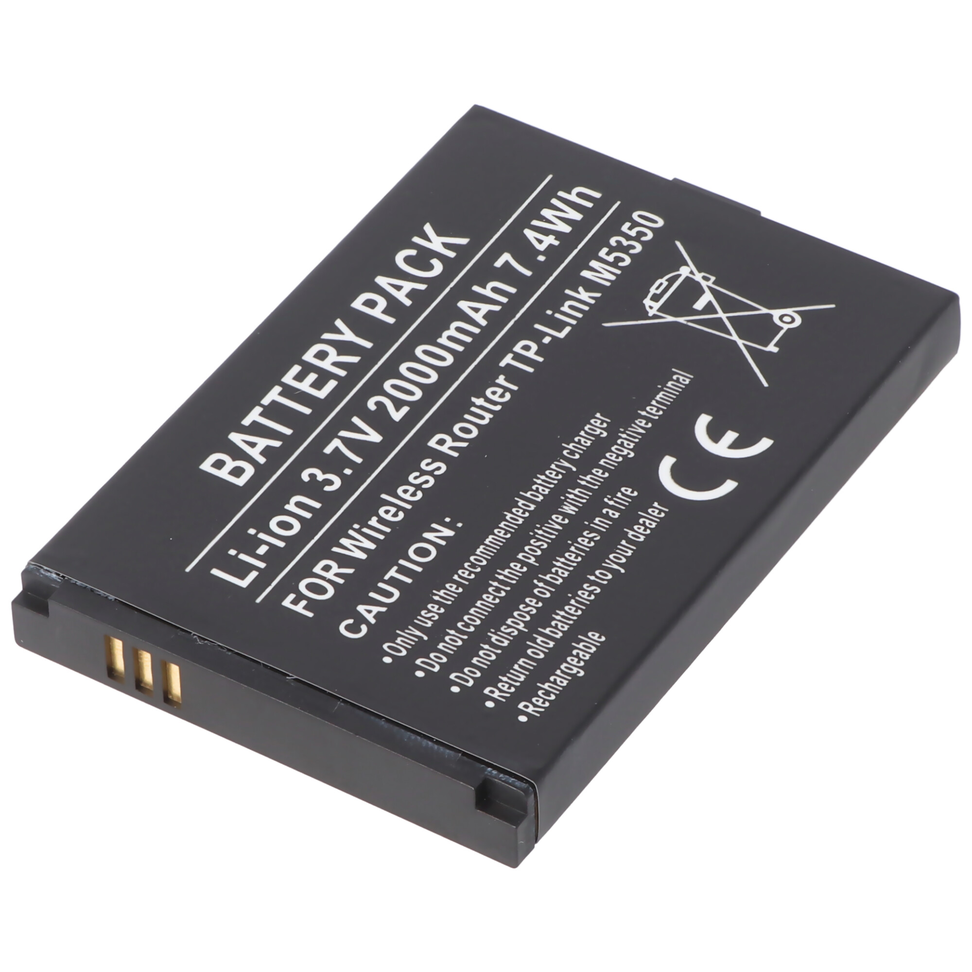 Akku passend für Wireless Router TP-Link M5350 Li-Ion Akku 3,7V 2000mAh