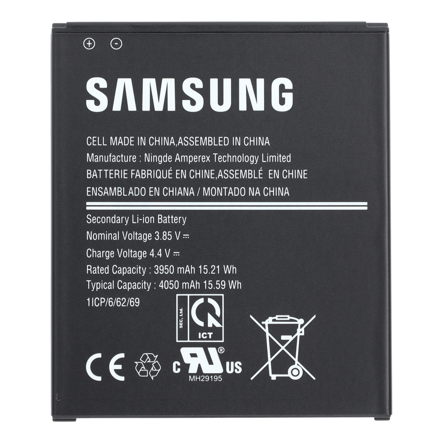 Original Samsung Galaxy Xcover Pro Akku EB-BG715BBE – Li-Ion Smartphone-Ersatzakku mit 4.050 mAh