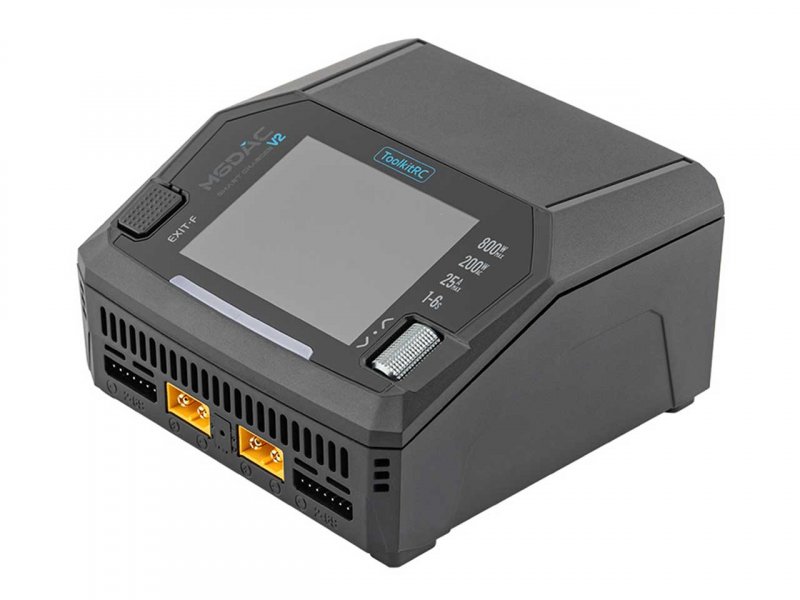 ToolkitRC M6DAC V2 DUO Ladegerät – AC/DC Multifunktions-Ladegerät mit bis zu 800 W