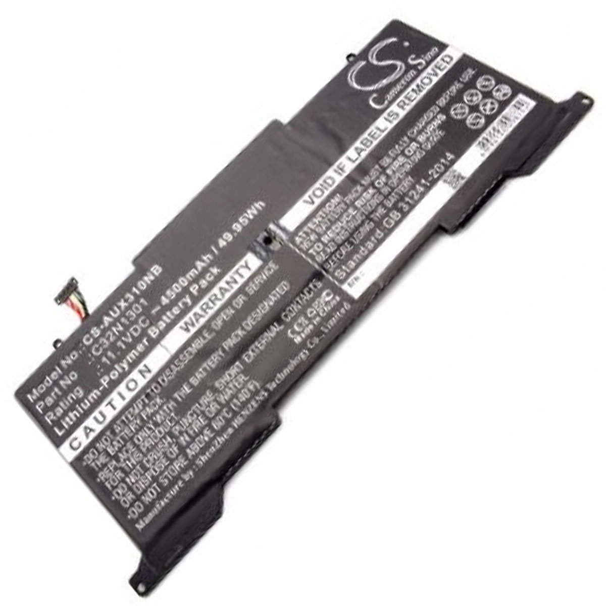 Akku passend für Asus ZenBook UX31LA, UX31LA-C4078H, C32N1301, 11,1V 4500mAh