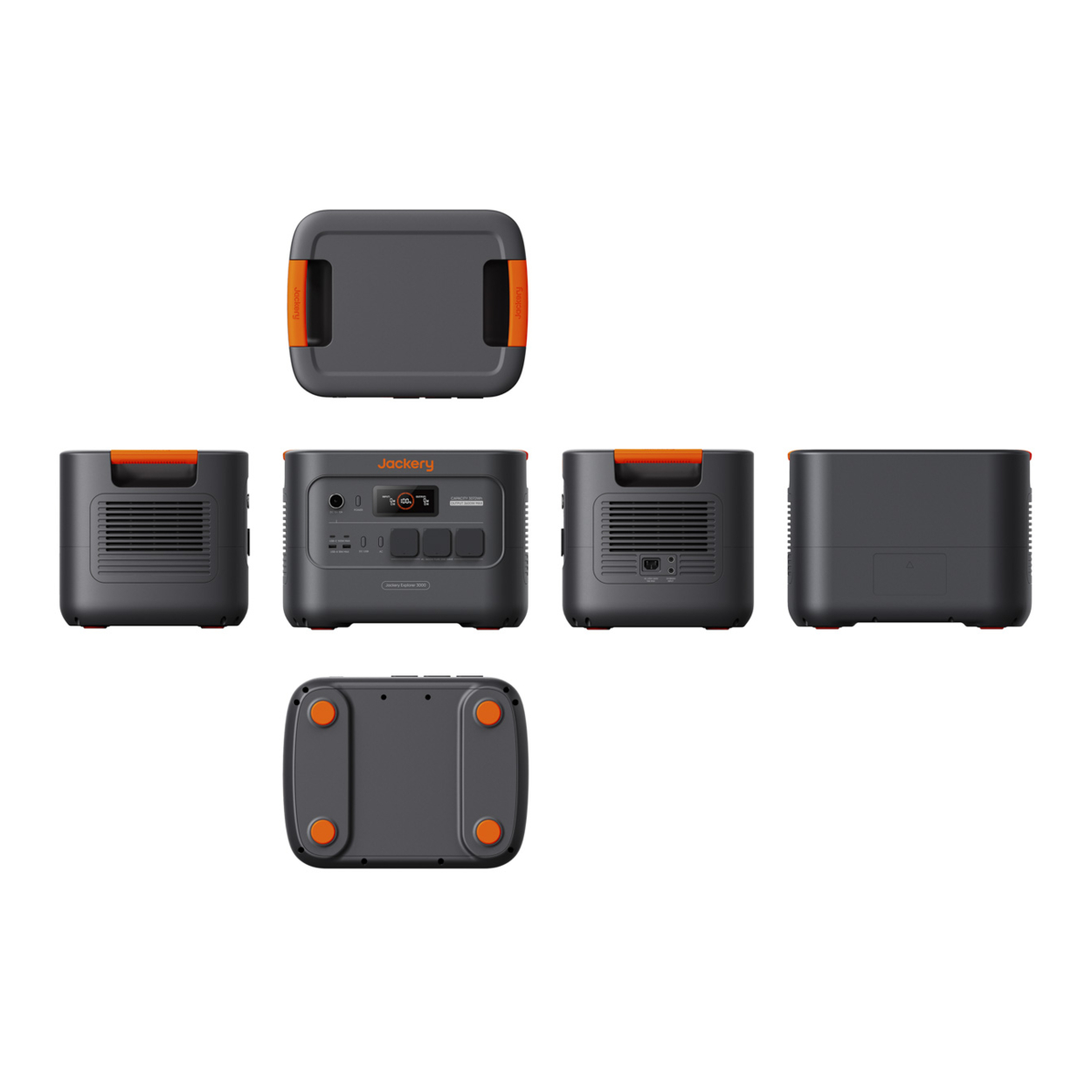 Jackery Explorer 3000 v2 Powerstation 3072 Wh, 3600 W, LiFePO4-Akku