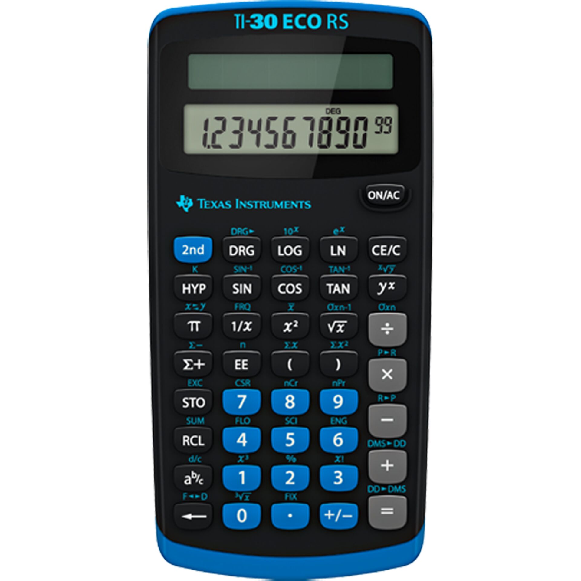 Texas Instruments TI 30 eco RS Wissenschaftlicher Schulrechner, solarbetrieben