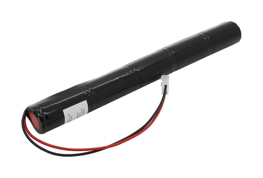 Notleuchtenakku NiMH 6V 2500mAh L1x5 Baby C mit 200mm Kabel und Stecker passend für Beghelli 415.111.000