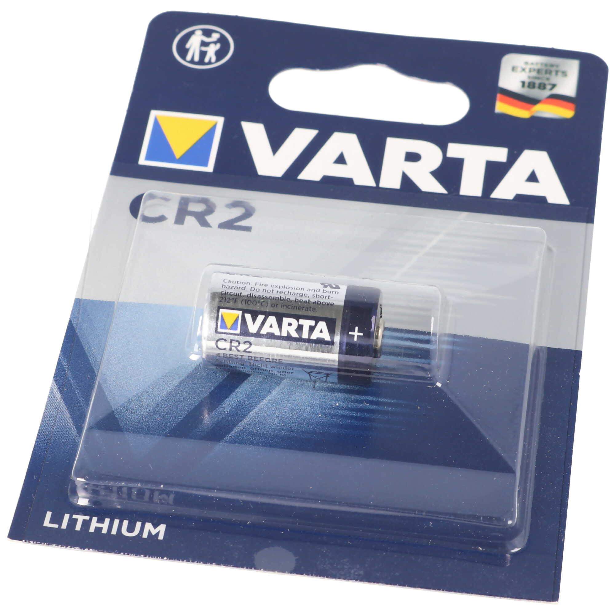 Varta CR2 Photo-Lithium Batterie 6206, 5046LC, CR-2, CR2EP