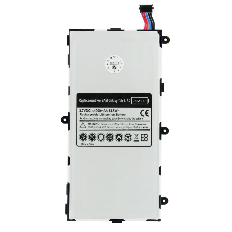 Akku passend für Samsung Galaxy TAB 3 7.0 SM-T210 T4000E 3,7 Volt 4000mAh