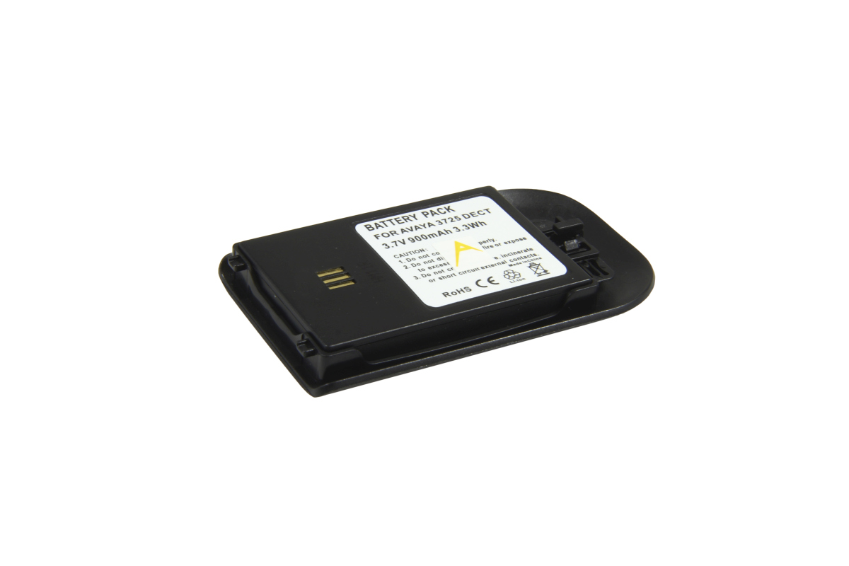 Li-Ion Akku passend für Avaya DH4 WH1 3725 3720 3735 DECT Ascom - 3,7 V 900 mAh 72x45x9 mm