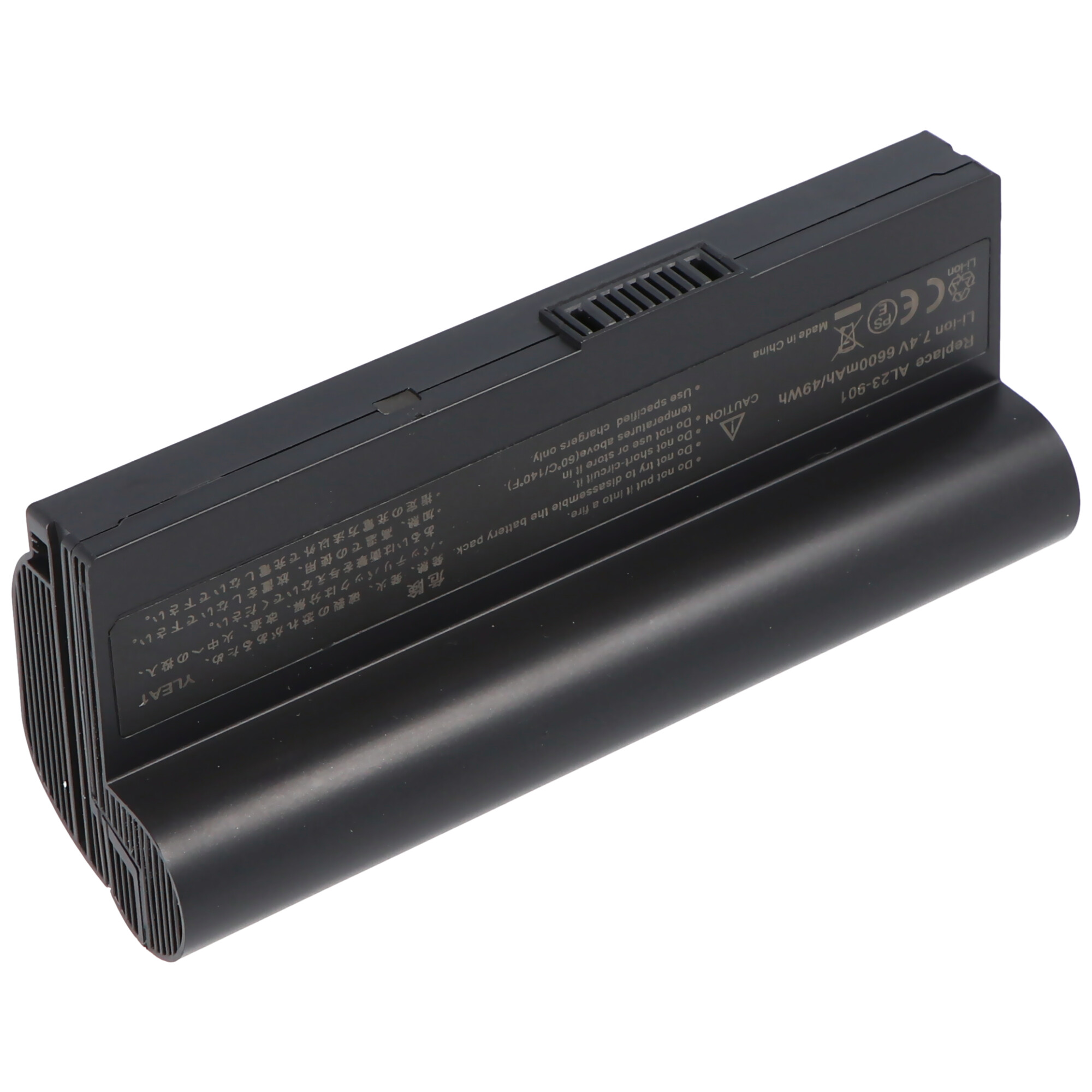 Akku passend für Asus Eee PC 901, A22-901, AL22-901, AL23-901, AL23-901H, AL24-1000, AP23-901 6600mAh schwarz