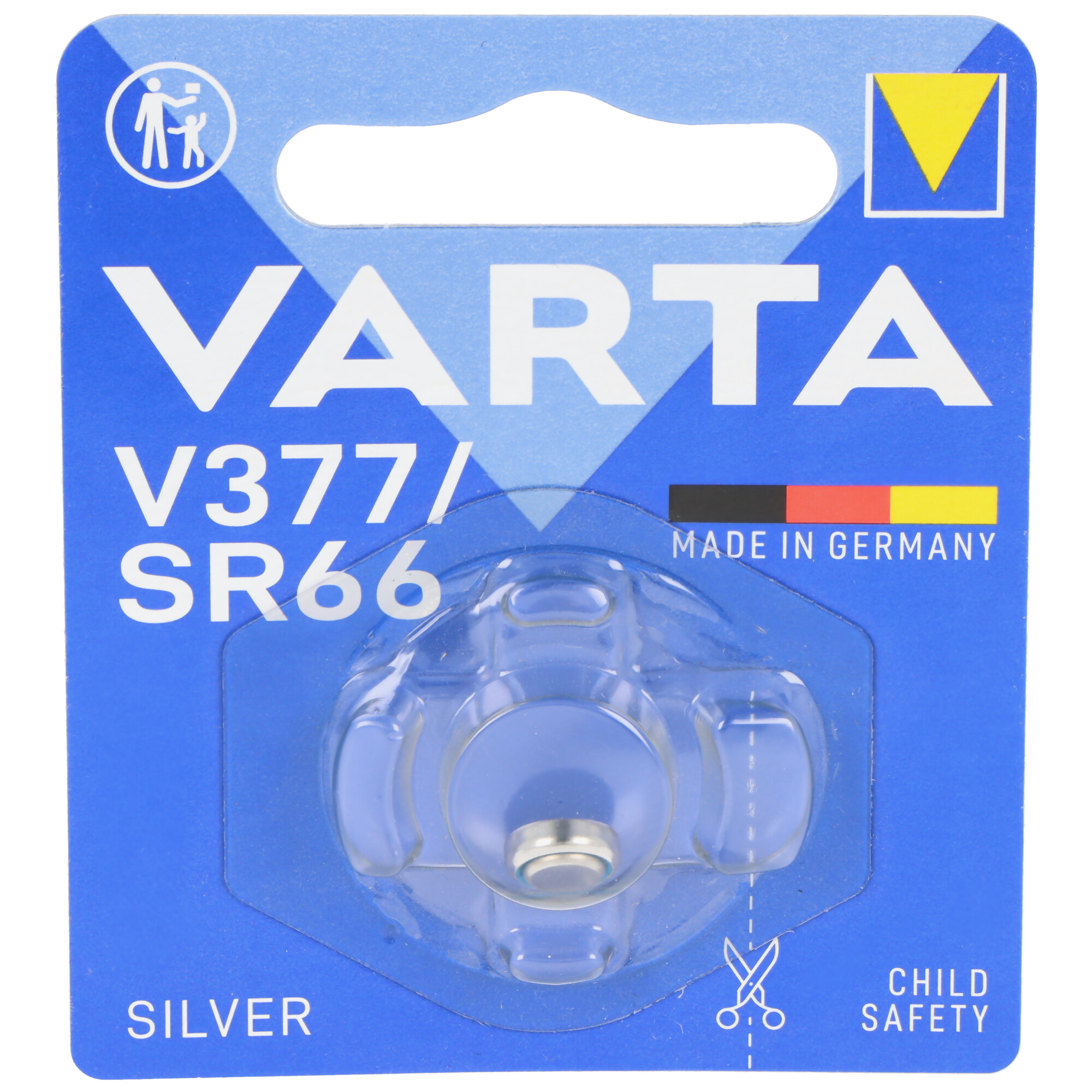377, Varta V377, SR66, SR626SW Knopfzelle für Uhren etc.