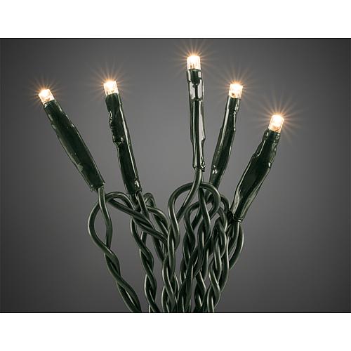 Micro LED-Lichterkette 35 flg. ww, grünes Kabel 6352-120