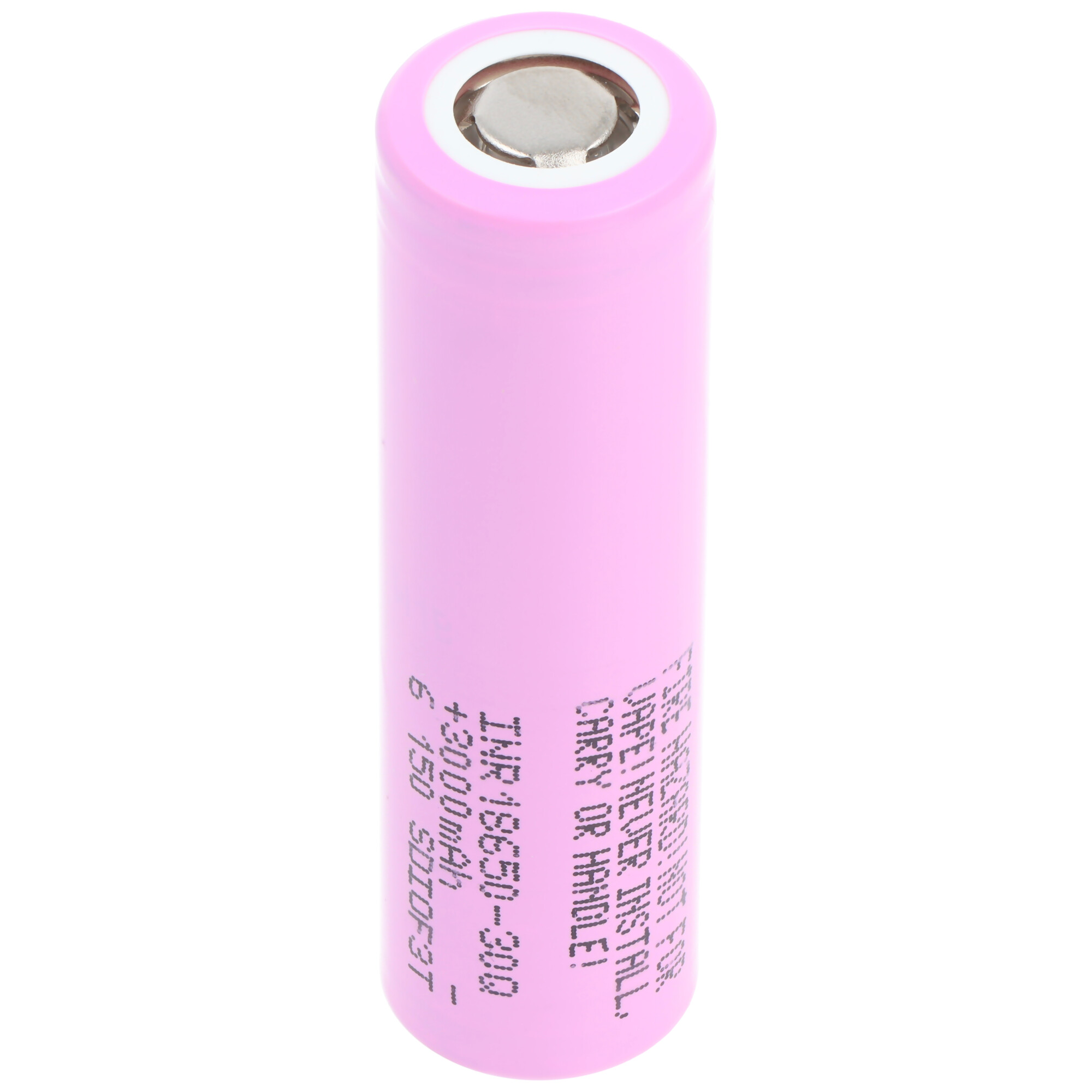 Samsung INR18650-30Q - 3,6V - 3,7V, 3000mAh max. 15A, Abmessungen 64,85x18,33mm