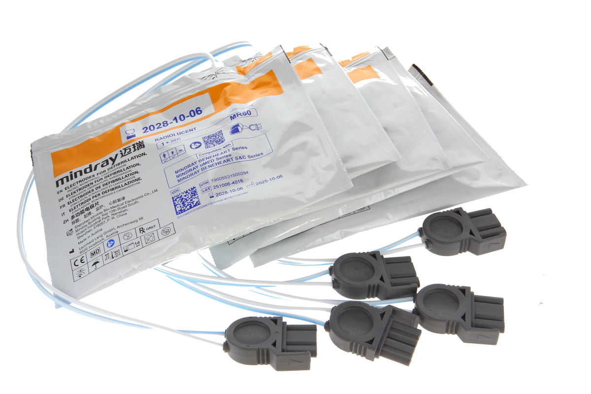 Original Defi-Elektroden/ Pads für Erwachsene und Kinder passend für Mindray Typ MR60- 0651-30-77007