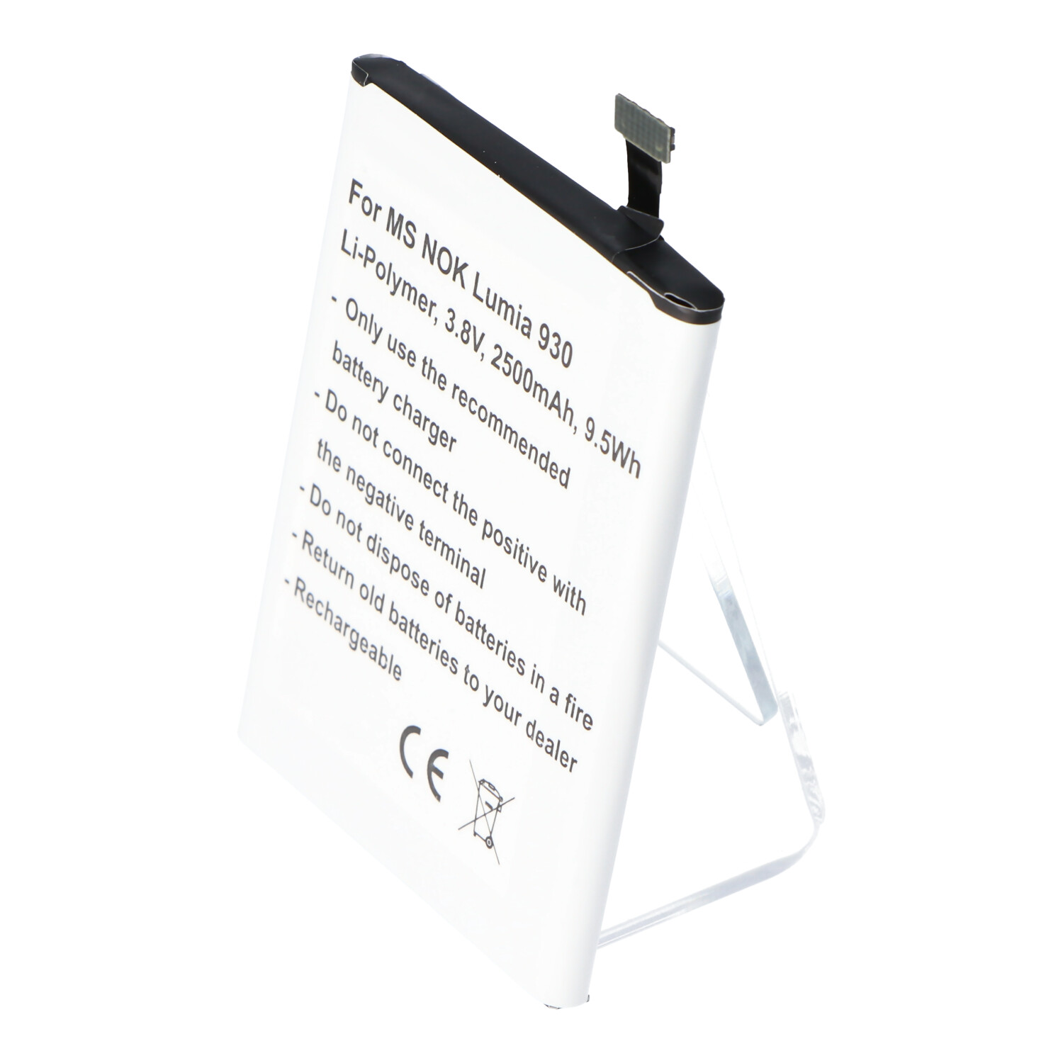 Akku passend für Microsoft Lumia 929, Lumia 930, RM927 Akku BV-5QW