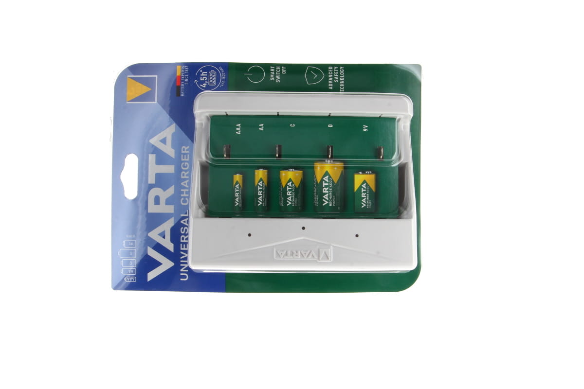 VARTA Ladegerät Easy Energy Universal Charger 57678101401 mit 12V/24V Stecker