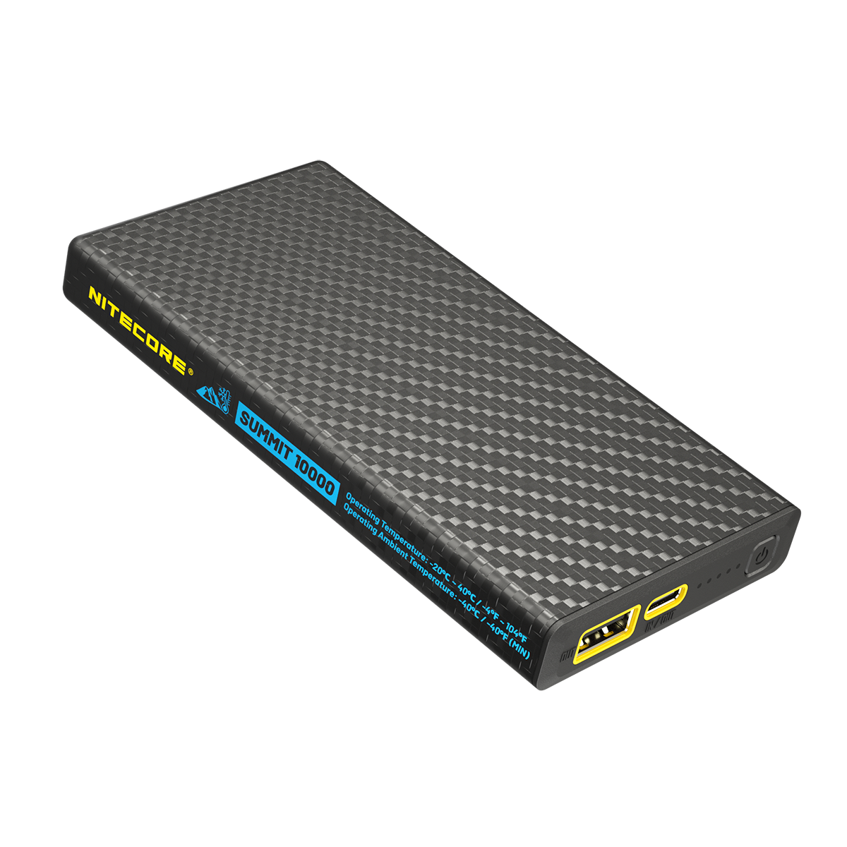 Nitecore Powerbank SUMMIT10000, 10.000mAh Kapazität, kältebeständig, einsetzbar bis zu -40°C, inklusive kälteresistentes Zubehör