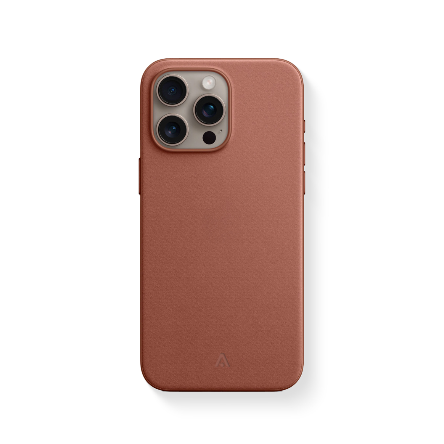 alkaya. LUCID MagSafe kompatibe Lederschutzhülle für iPhone 13 Pro Max, Braun