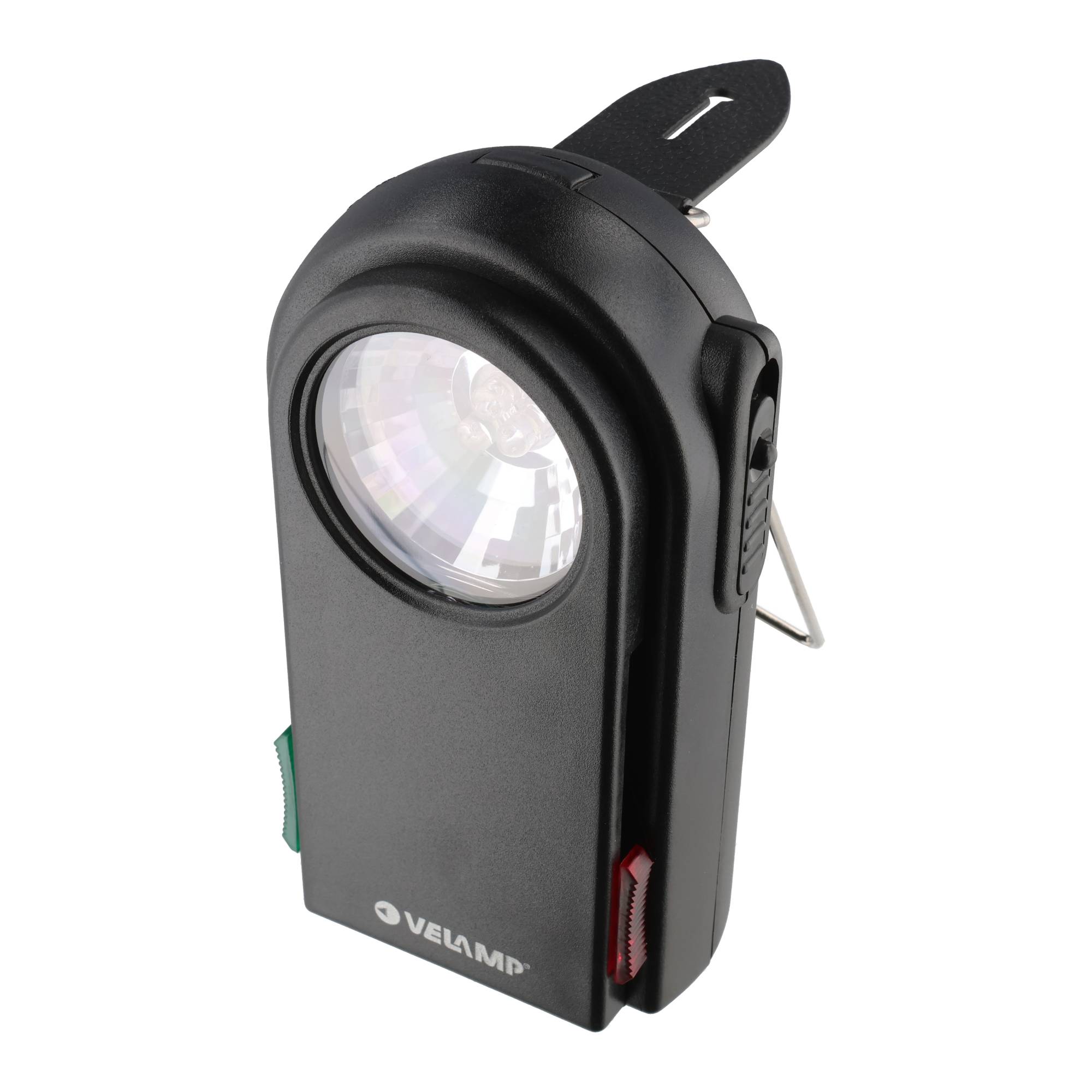 BW Signal Taschenlampe mit zusätzlichen Filterscheiben rot, grün, Gehäuse schwarz Kunststoff ohne AA Batterien