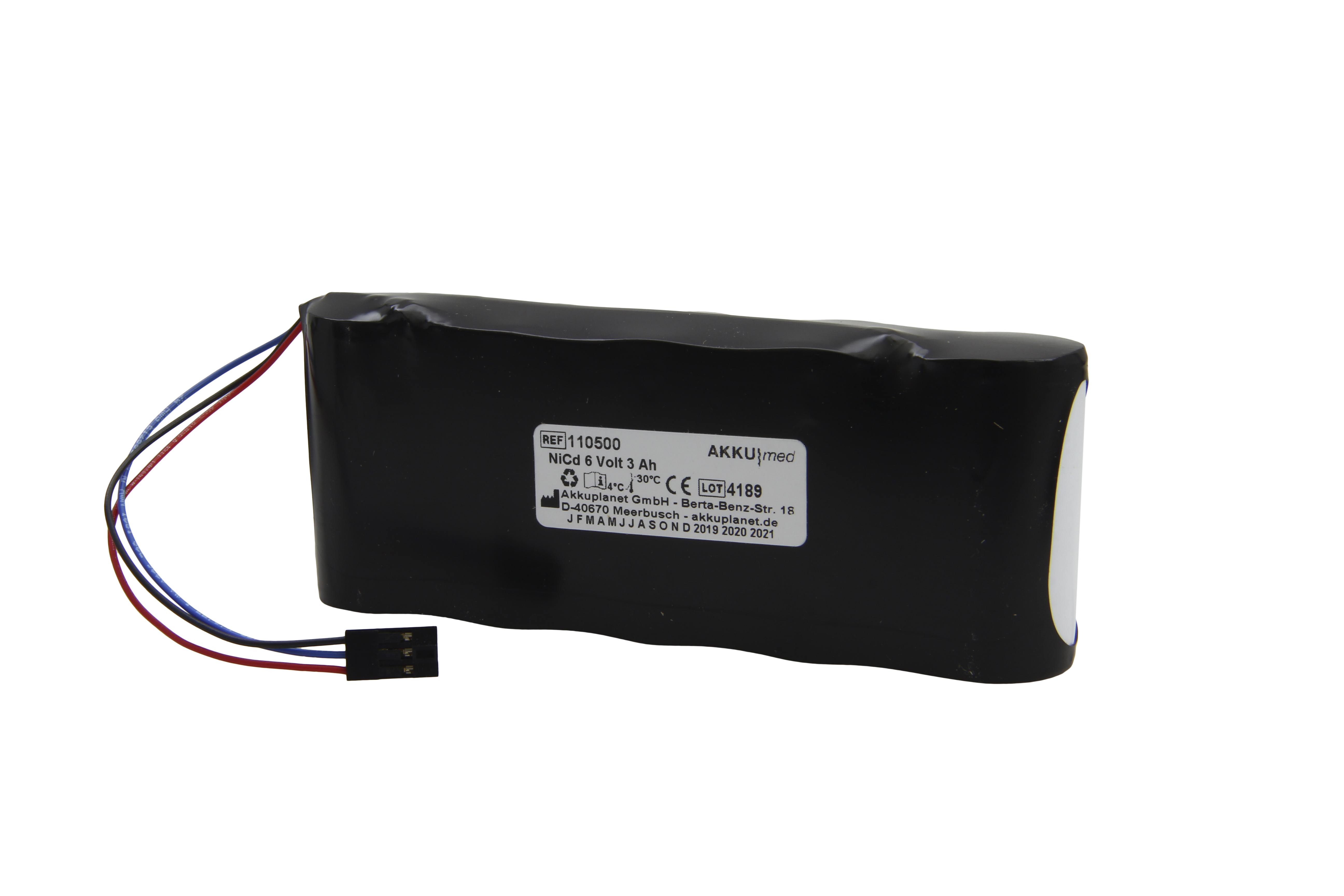 NC Akku passend für BCI (Biochem) MiniTORR Plus - Typ 6004-506, 58522B2