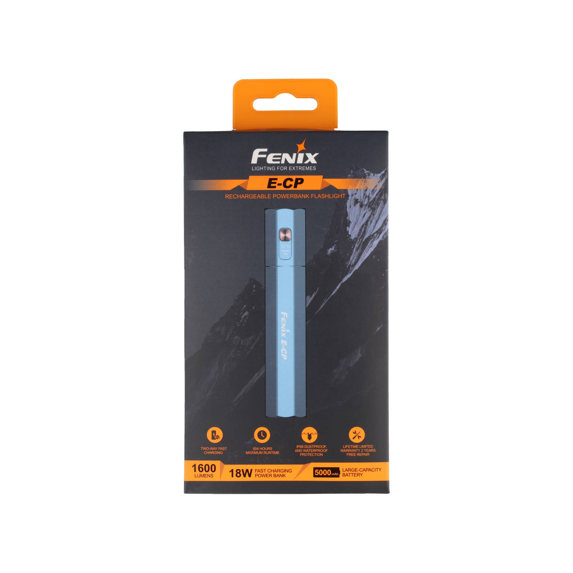 Fenix E-CP Taschenlampe + Powerbank blau