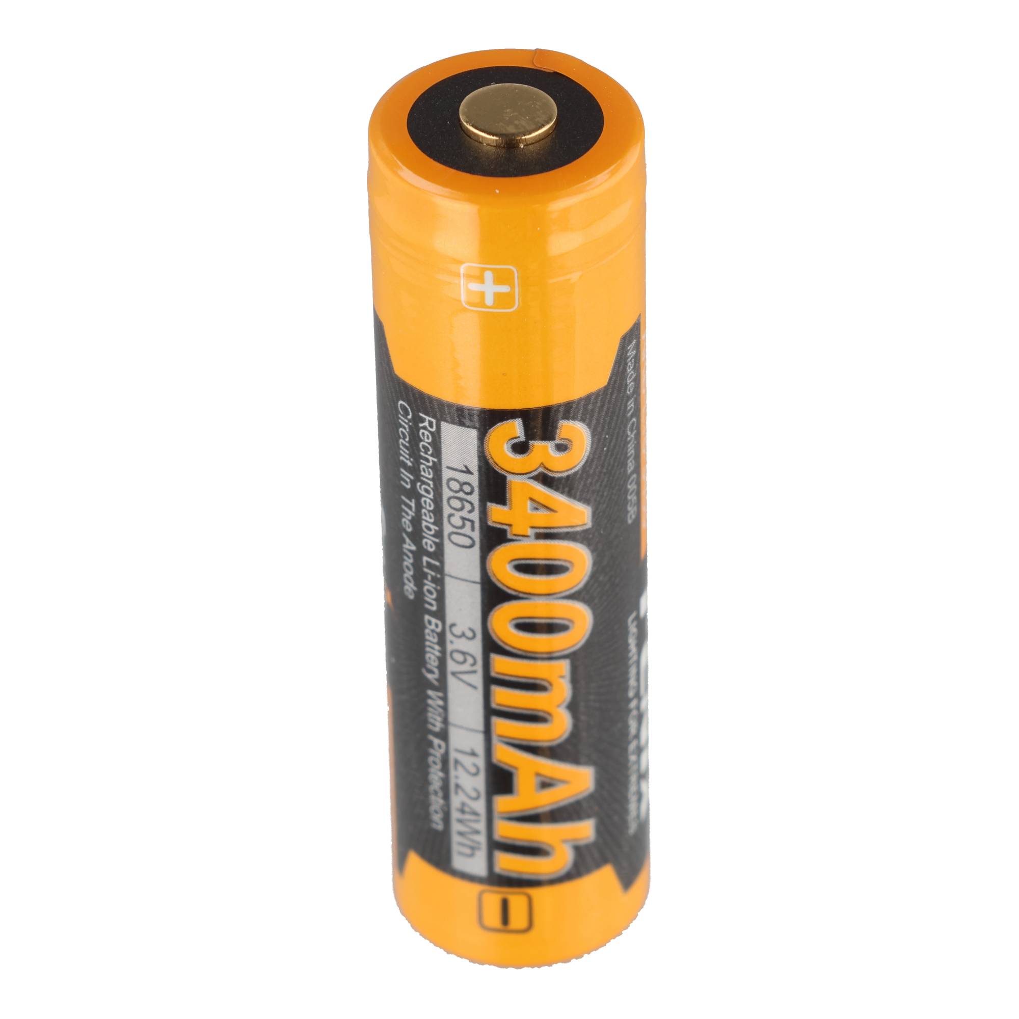 Fenix 18650 - 3400mAh, 3,6V - 3,7V ARB-L18-3400 (Pluspol erhöht)