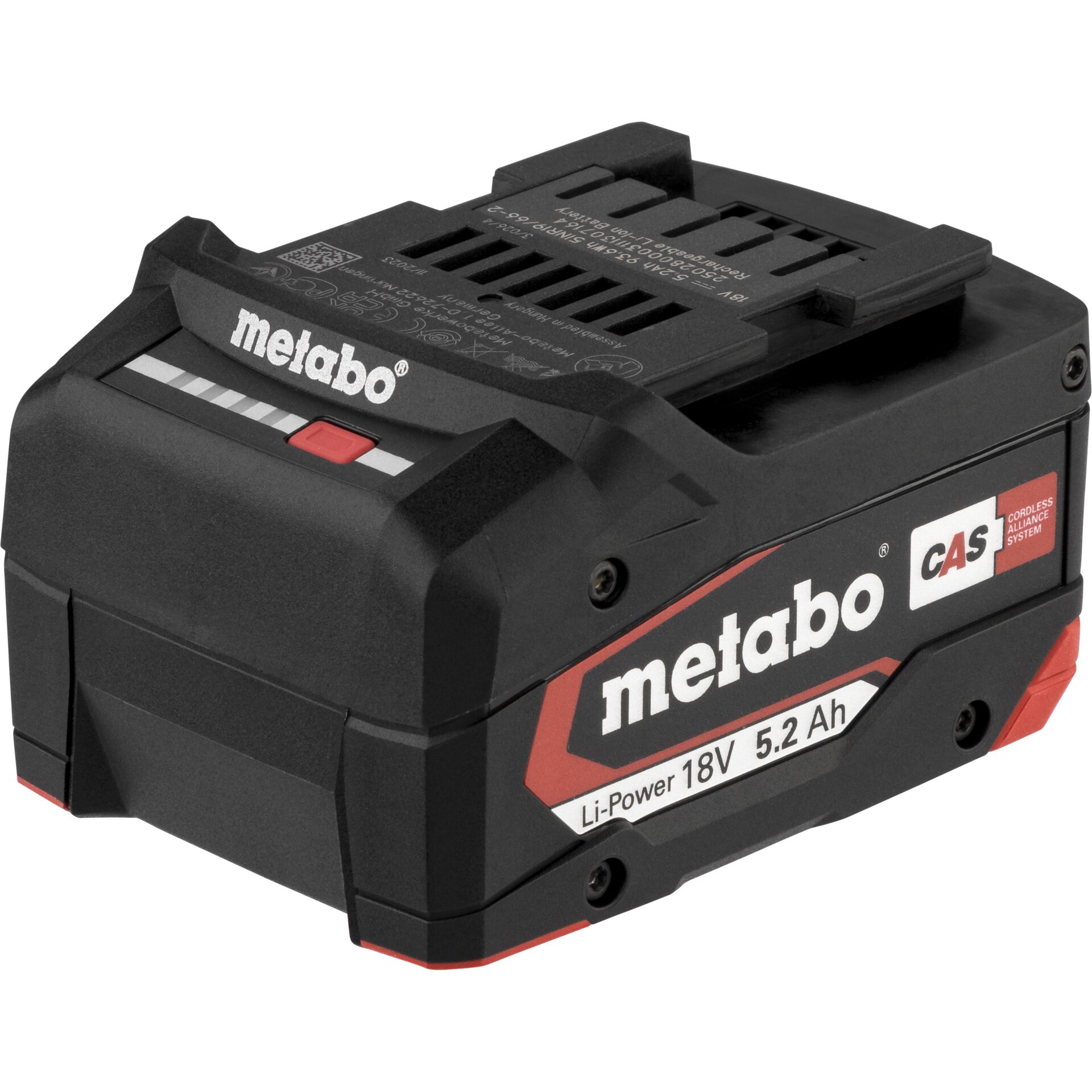 Metabo Li-Power Akkupack 18 V 5,2 Ah – Leistungsstarker Lithium-Ionen-Akku für 18-Volt-Werkzeuge