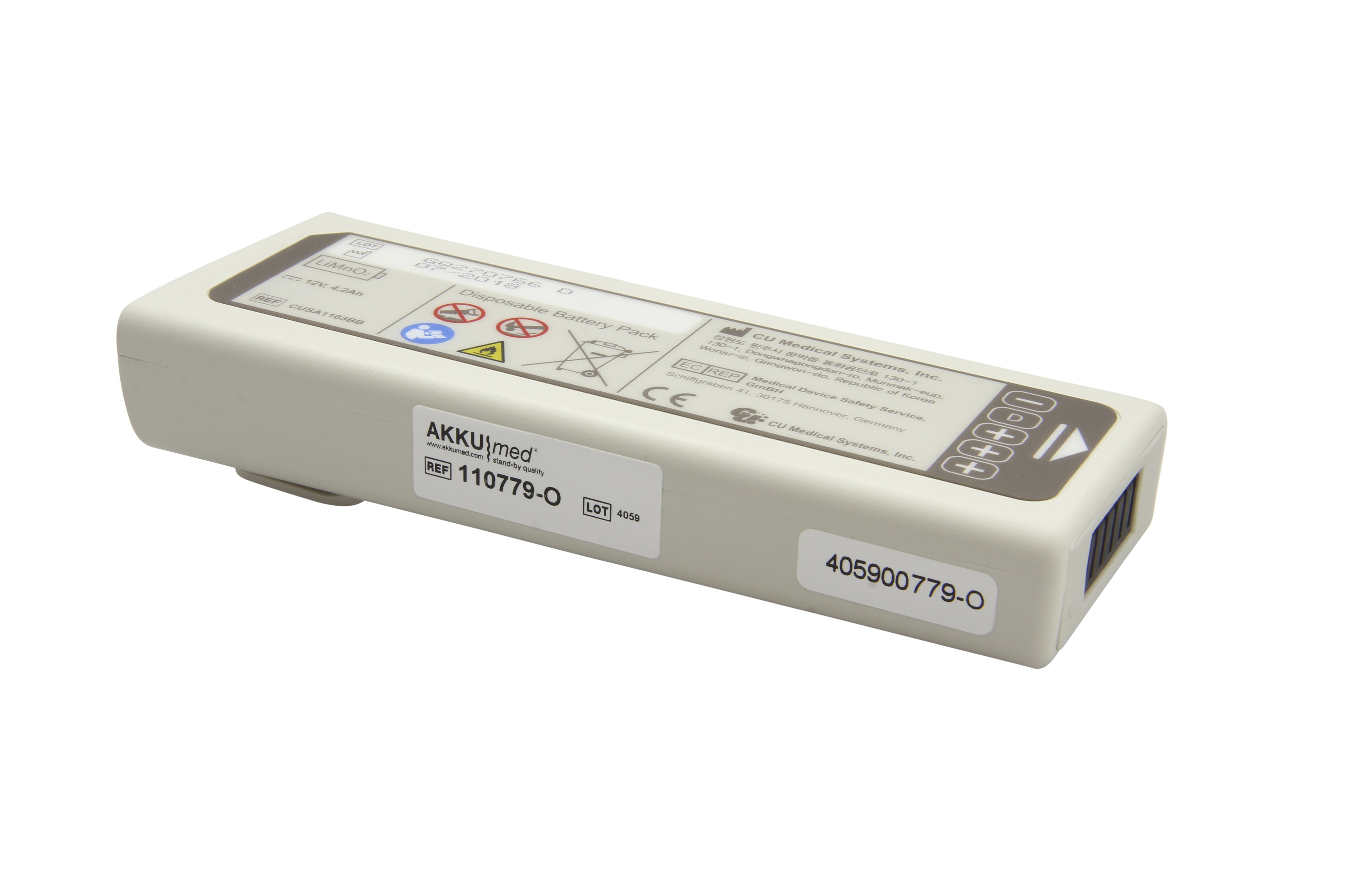 Original Lithiumbatterie CU Medical AED, Defibrillator I-PAD