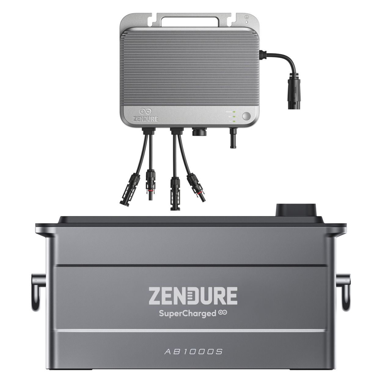 Zendure SolarFlow 800 + AB1000S Erweiterungsakku – Ihr intelligentes Balkonkraftwerk mit Speicherlösung; ZDSF800-gy-eu + ZDAB1000S-gy