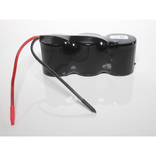 Notbeleuchtungs-Akku F1x3 Saft VT 1/2 D mit Kabel 10cm mit offener Litze 3,6V, 2500mAh