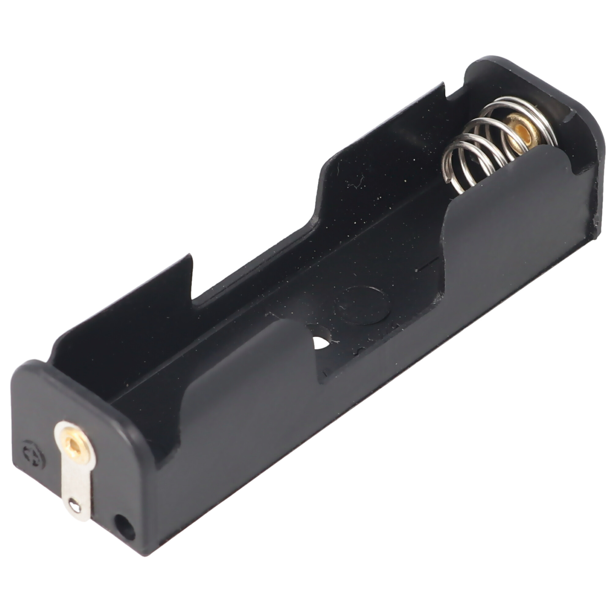 Batteriehalter für 1x Mignon AA LR6 Batterie, Akku – Batteriehalter AA Mignon, Batterie Halterung Elektronik (Kunststoff)