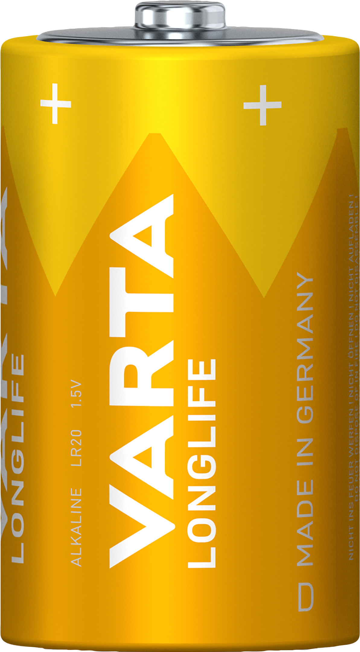 Varta Batterie Alkaline, Mono, D, LR20, 1,5V Longlife, Bulk (1-Pack)
