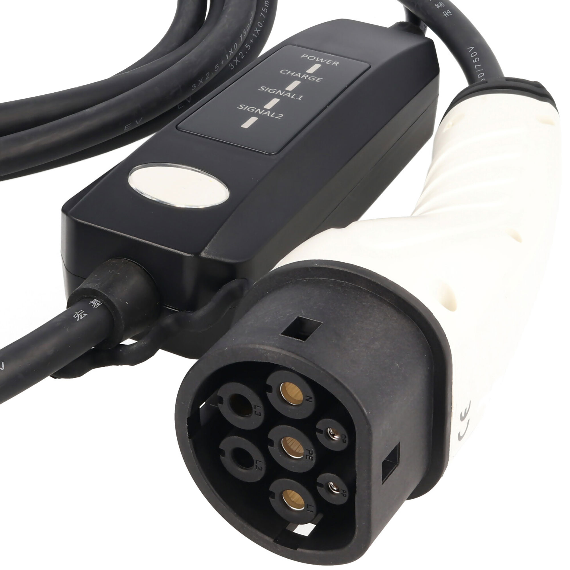 Ladekabel und Ladegerät passend für Togg T10X Elektro-SUV Made in Türkei, mit SchuKo-Stecker auf Typ 2 Mode2 230V