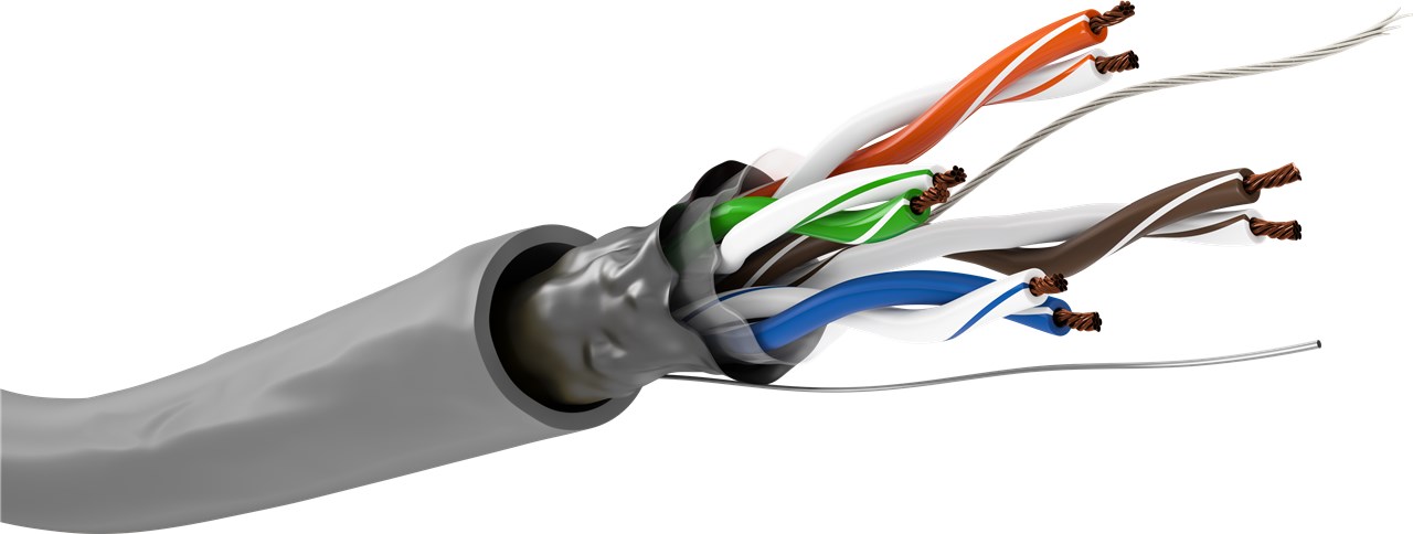 Goobay CAT 5e Netzwerkkabel, F/UTP, Grau - Kupferleiter (CU), AWG 26/7 (stranded), PVC-Kabelmantel