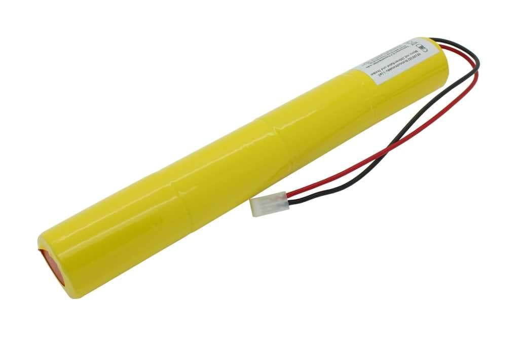 Notleuchtenakku NiMH 4,8V 4500mAh L1x4 Mono D mit 200mm Kabel einseitung und CGM2-Stecker ersetzt 4,8 V Akku