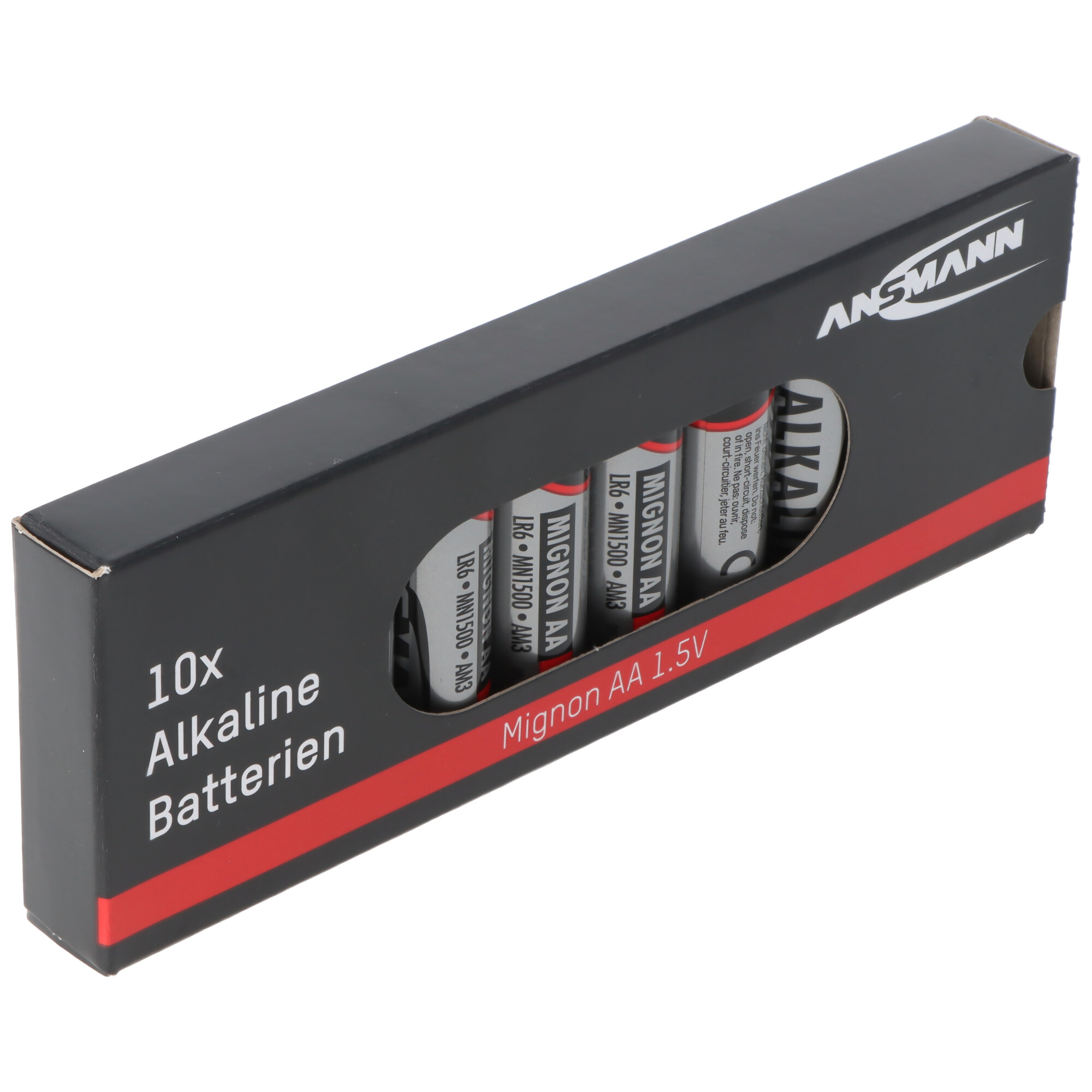 Ansmann Alkaline Batterie Mignon AA, LR06 1,5 Volt, 100er Sparpack, perfekt für den alltäglichen Gebrauch