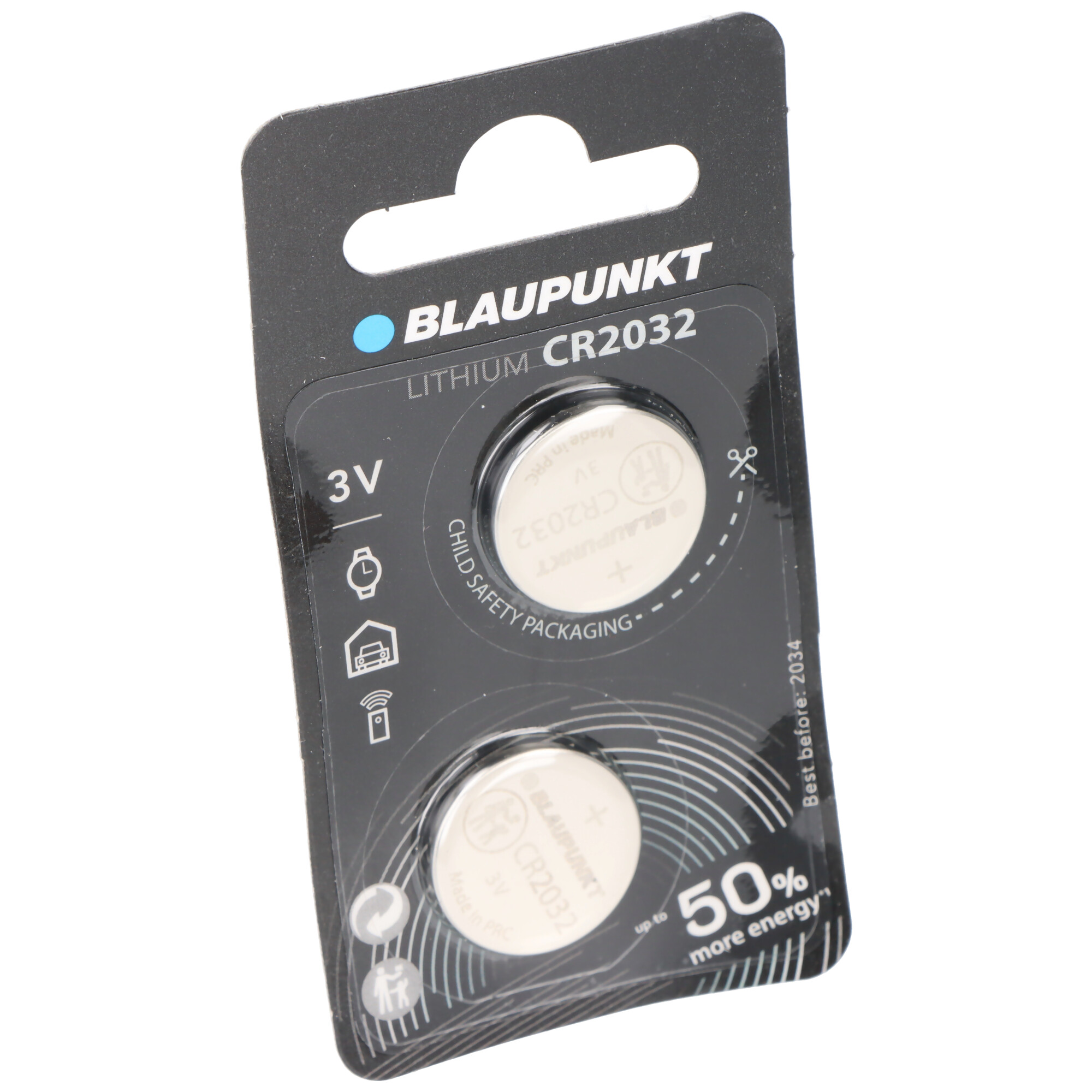 Blaupunkt CR2032 Lithium Batterie 3V 2er-Pack