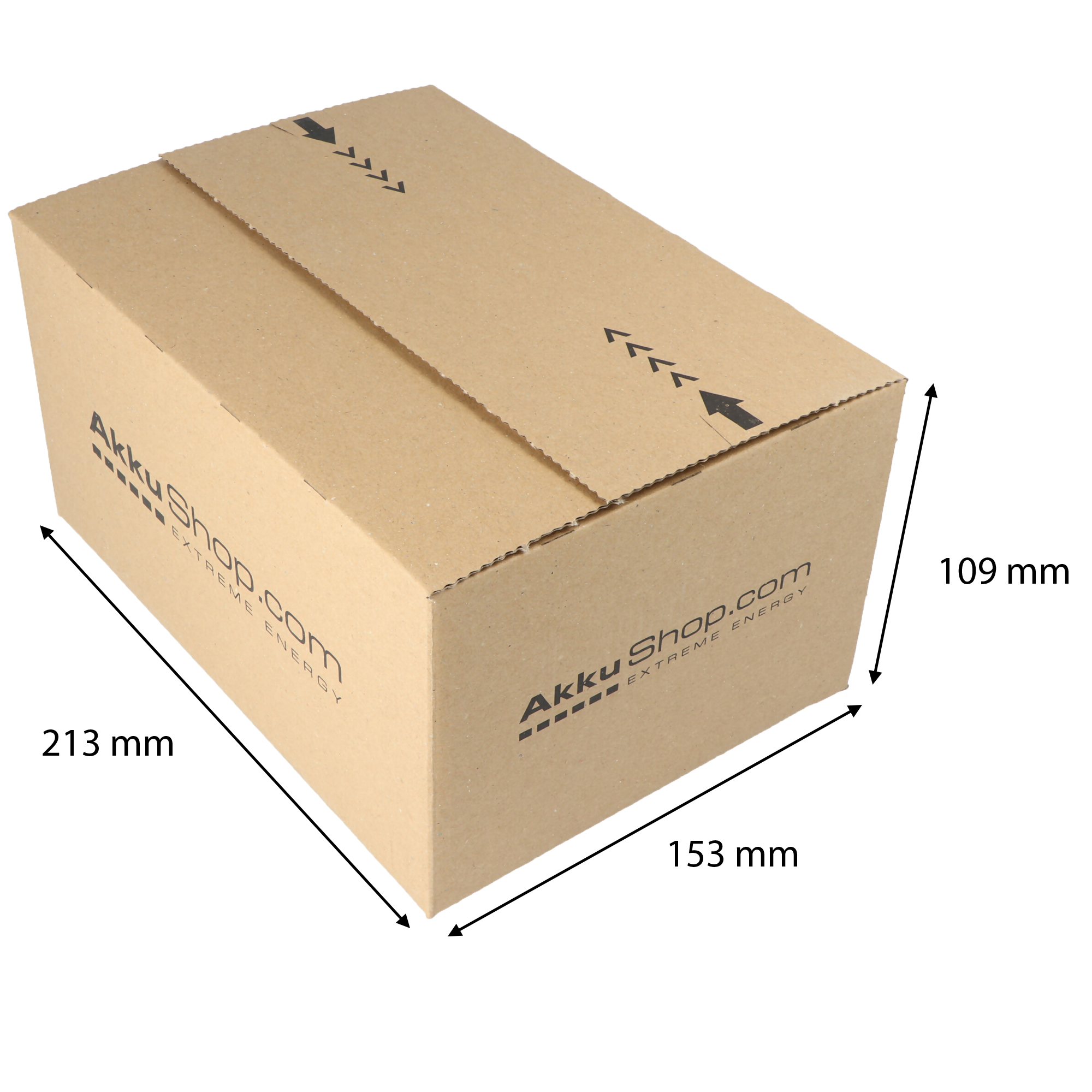 AkkuShop Qwikbox mit Selbstklebeverschluß und Aufreißfaden, verschiedene Größen, 1 Stück