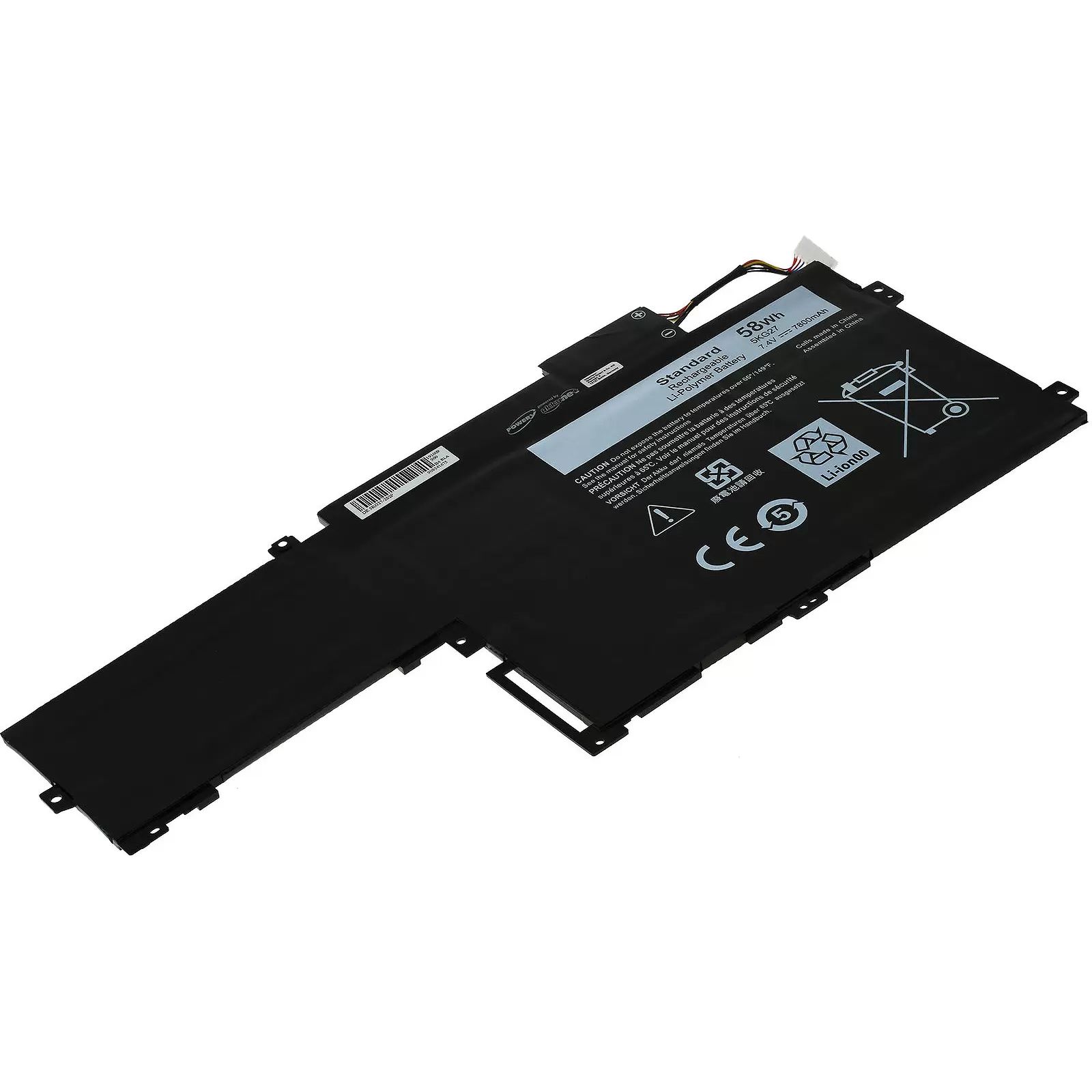 Akku passend für Laptop Dell Inspiron 14 7000 / 14-7437 / Typ 5KG27 u.a. - 7,4V - 7830 mAh