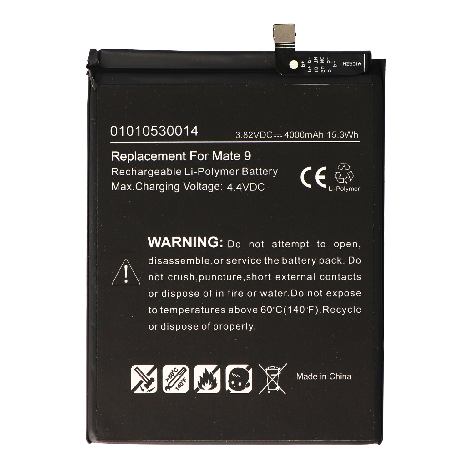 Akku passend für den Huawei Mate 9 Akku HB396689ECW, Mate 9 Dual SIM, MHA-L09, MHA-L29, MHA-TL00