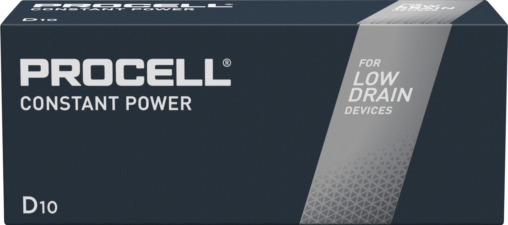 Duracell Batterie Alkaline, Mono, D, LR20, 1.5V Procell Constant, Retail Box (10-Pack)
