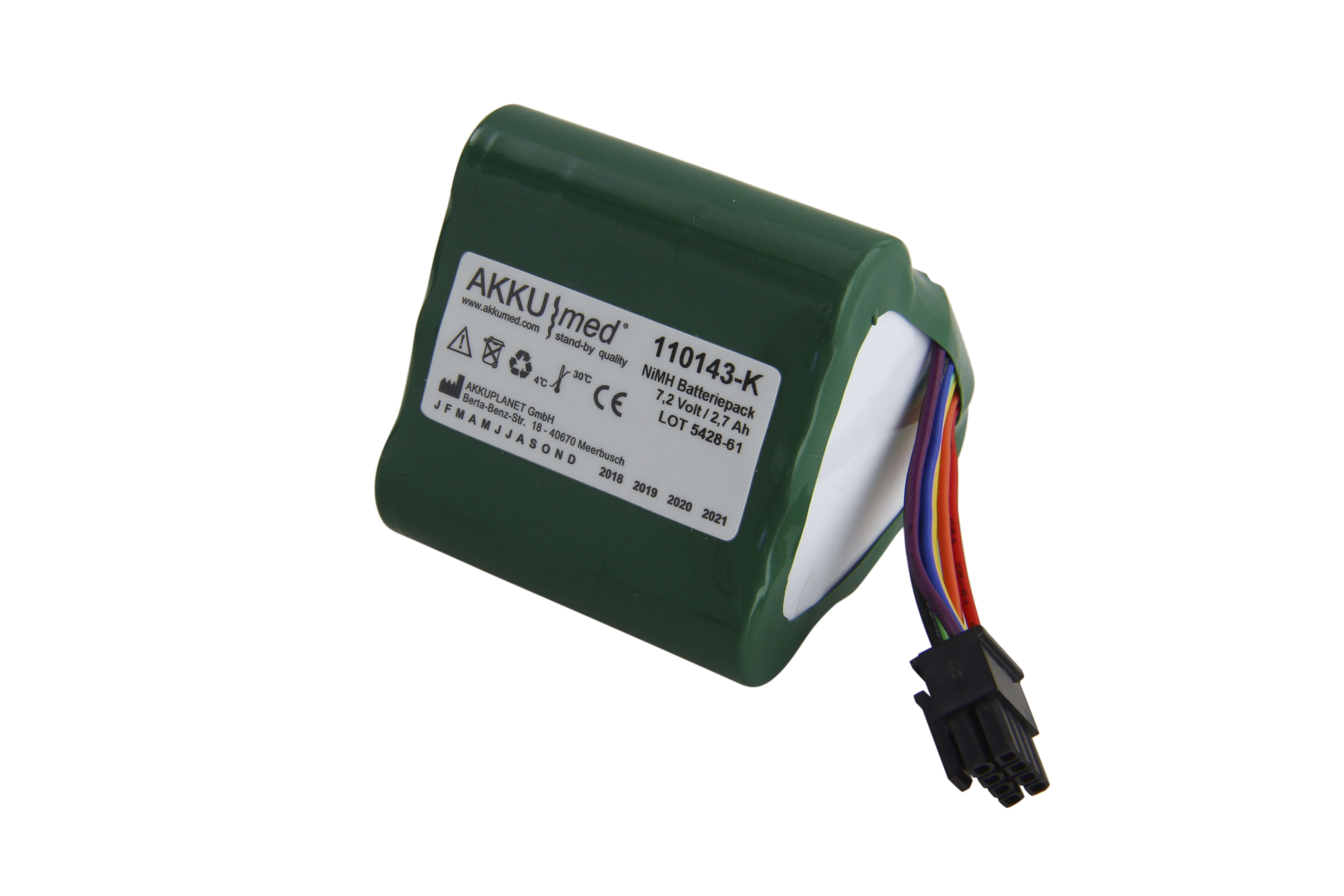 NiMH Akku passend für Alaris Medical System Asena - Smart Pack 1000SP01122