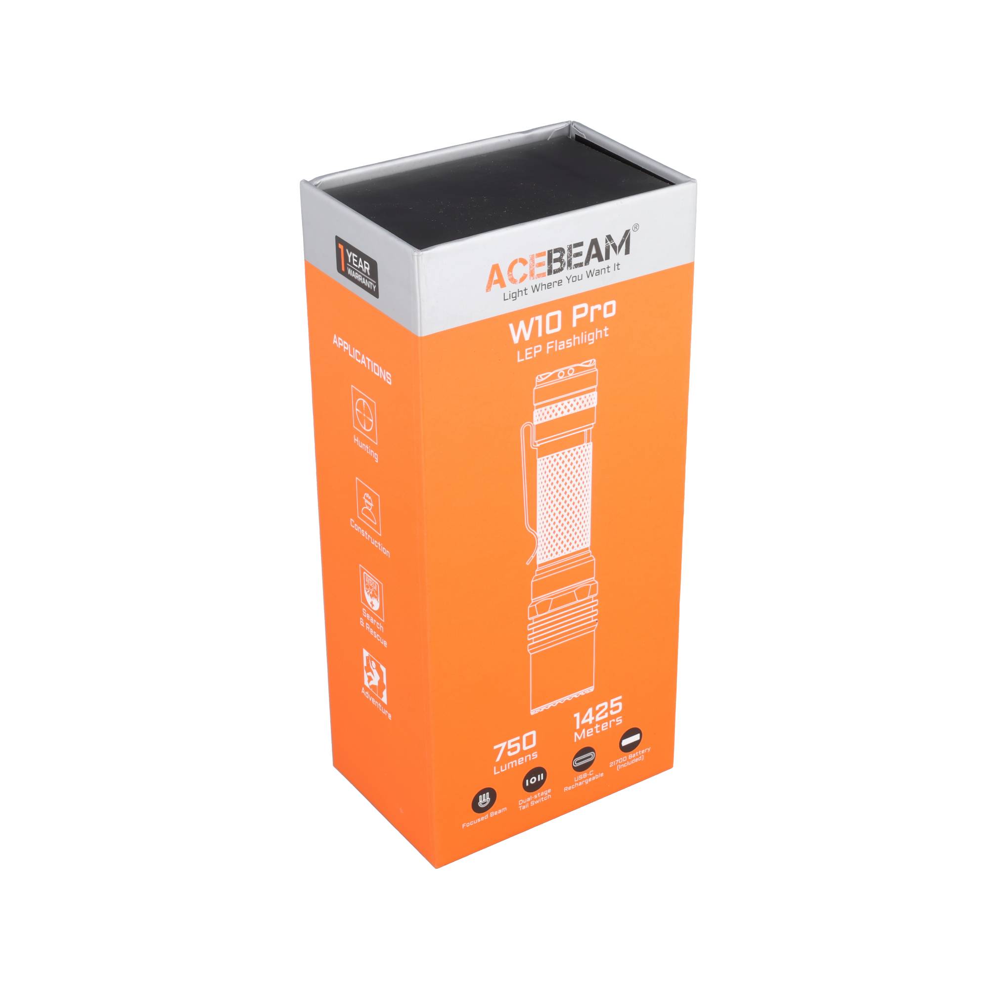 AceBeam W10 Pro LEP Laser Taschenlampe